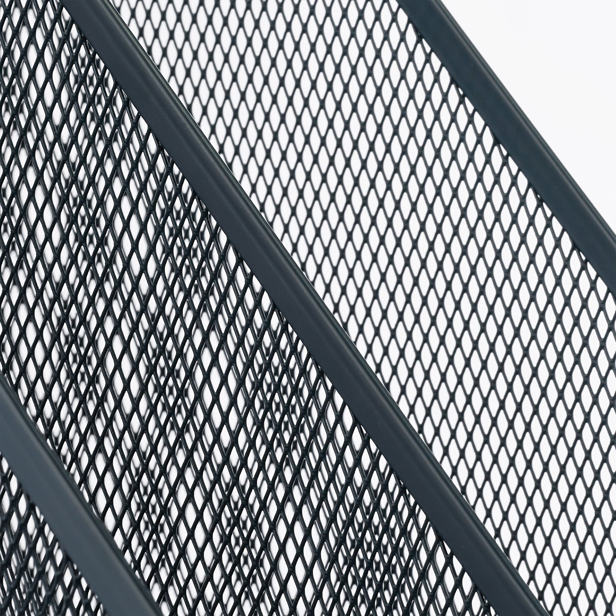 Stehsammler Mesh 2 Fächer Anthrazit von Relaxdays