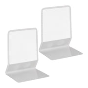 Buchstütze Metall 2er-Set Weiss