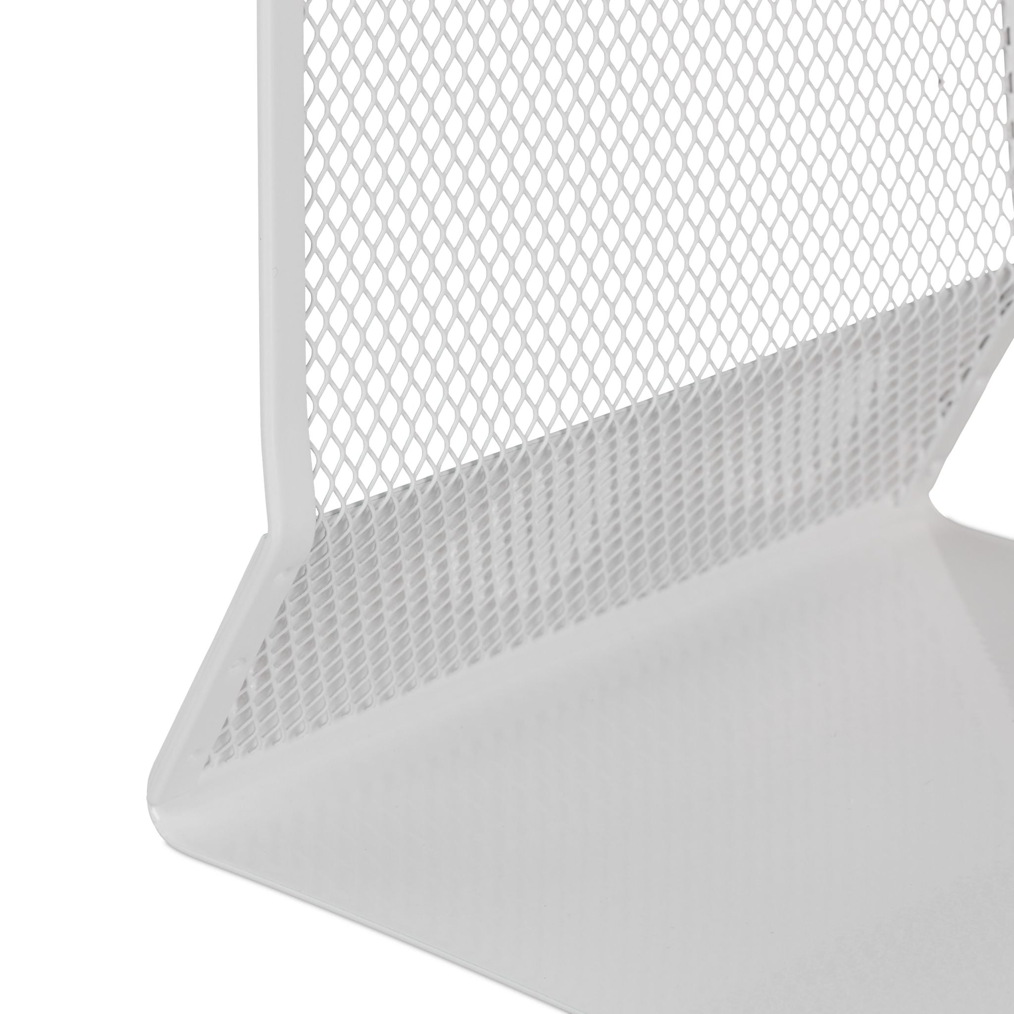 Buchstütze Metall 2er-Set Weiss