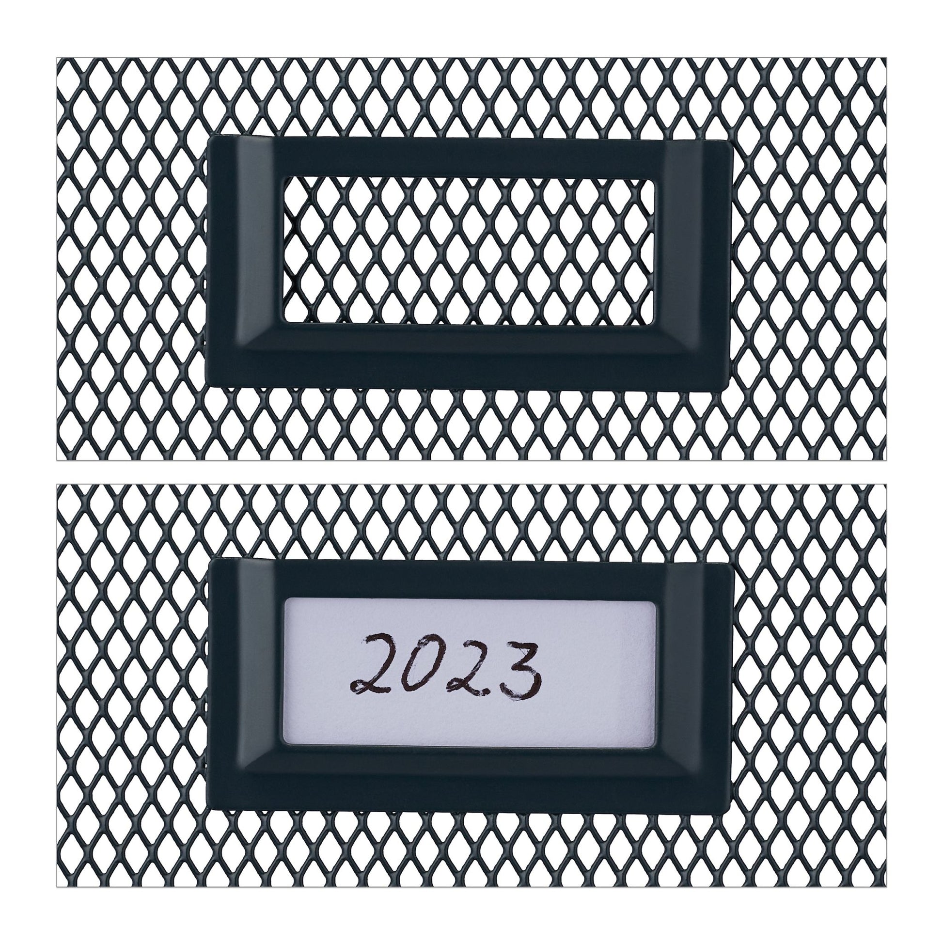 Stehsammler Mesh für DIN A4 Anthrazit von Relaxdays