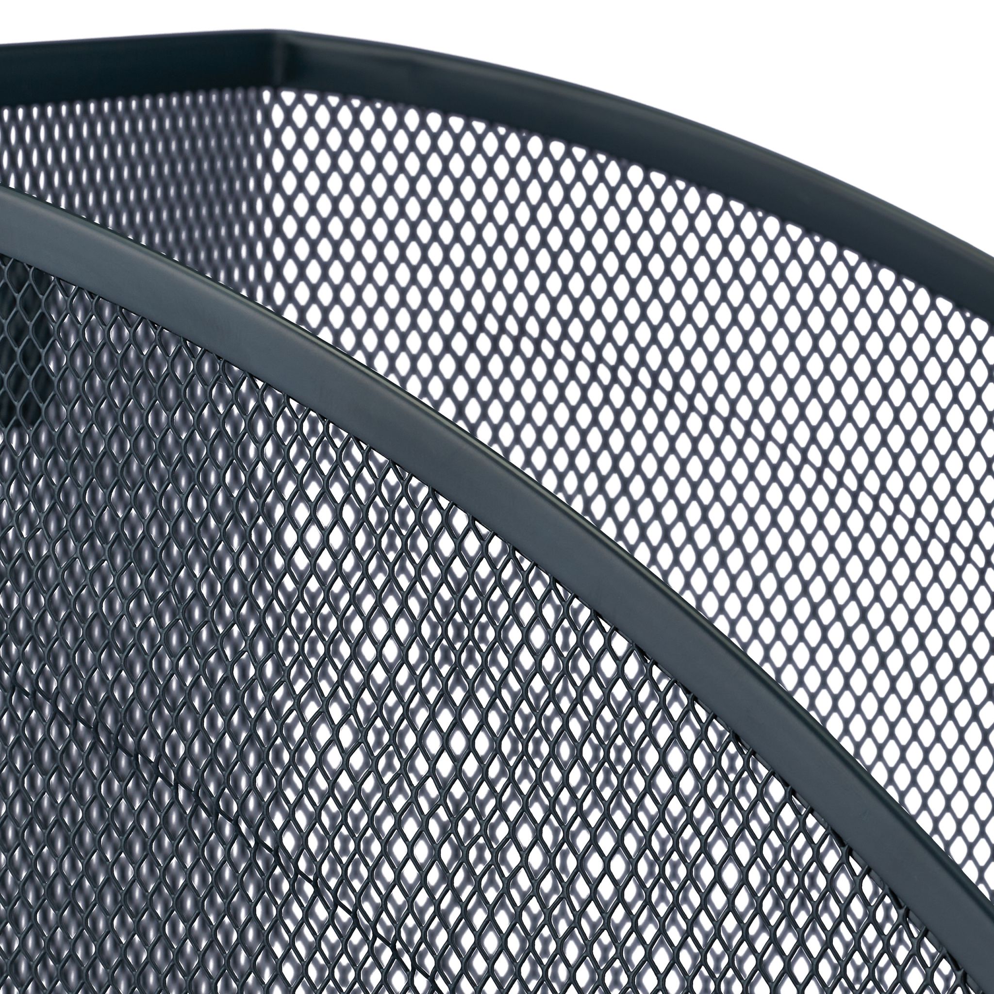 Stehsammler Mesh für DIN A4 Anthrazit von Relaxdays