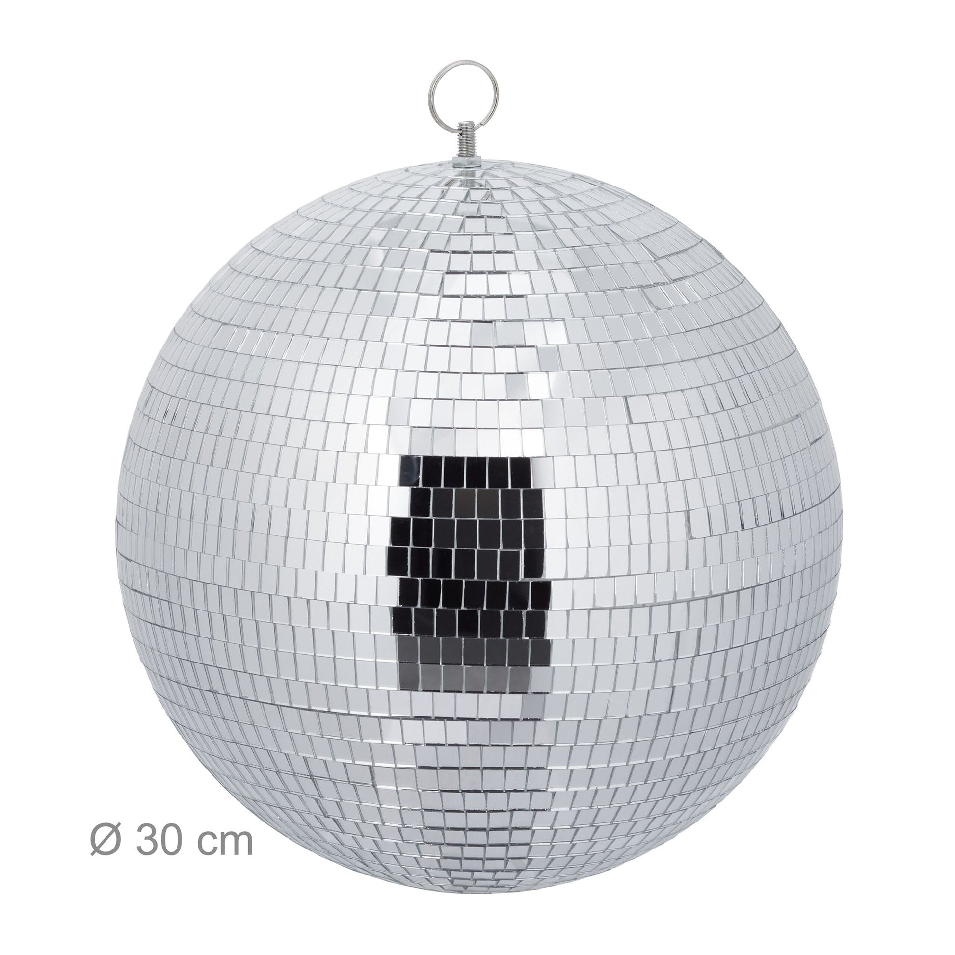 Discokugel 30cm Silber von Relaxdays