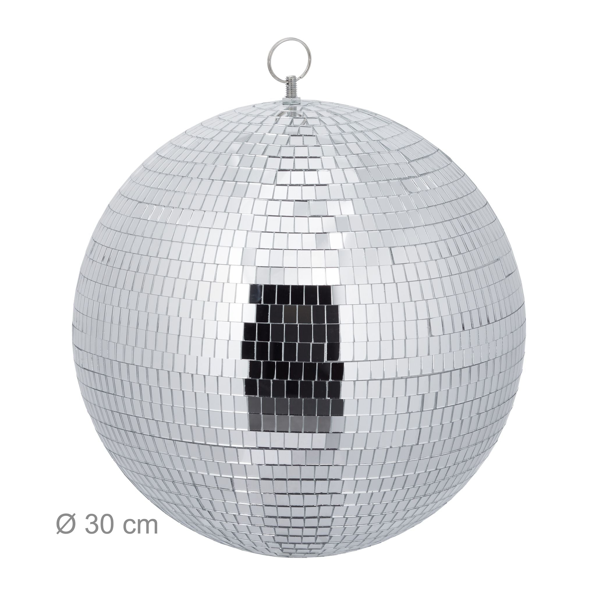 Discokugel 30cm Silber von Relaxdays