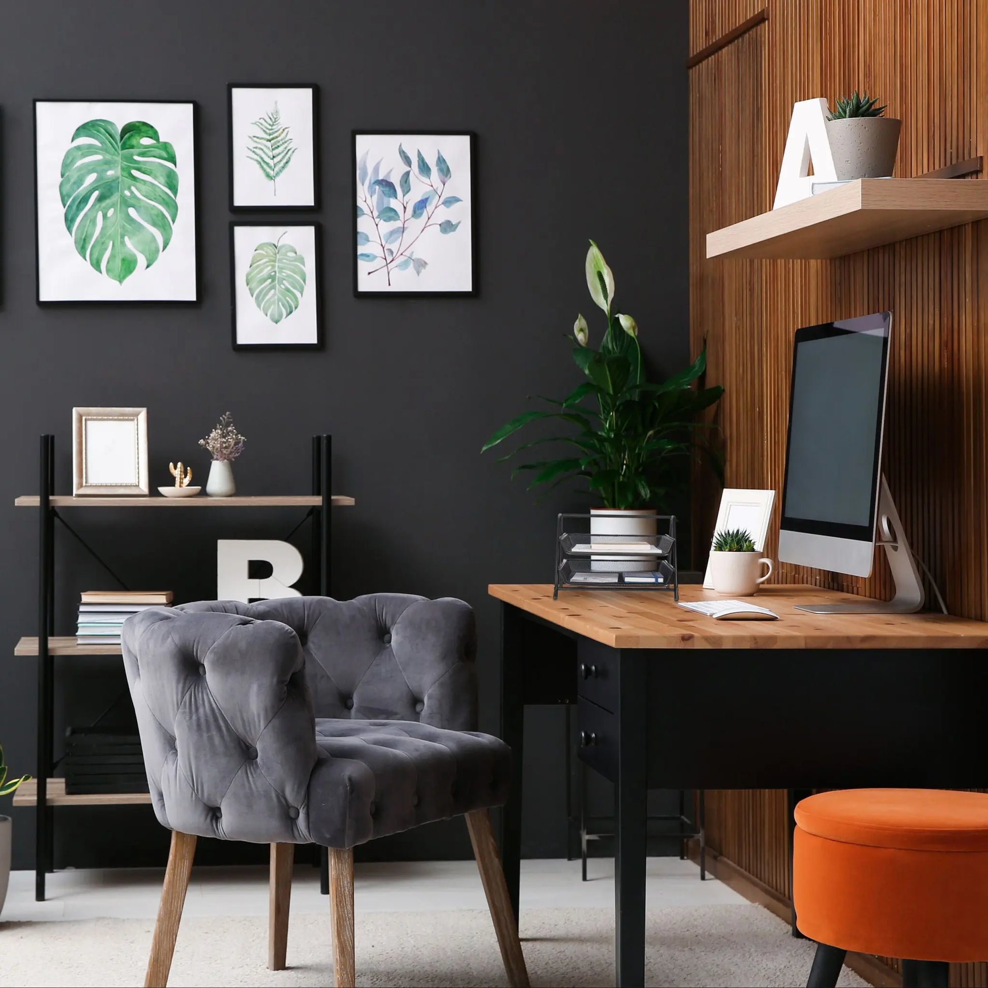 Dokumentenablage mit 2 Fächern Schwarz von Relaxdays