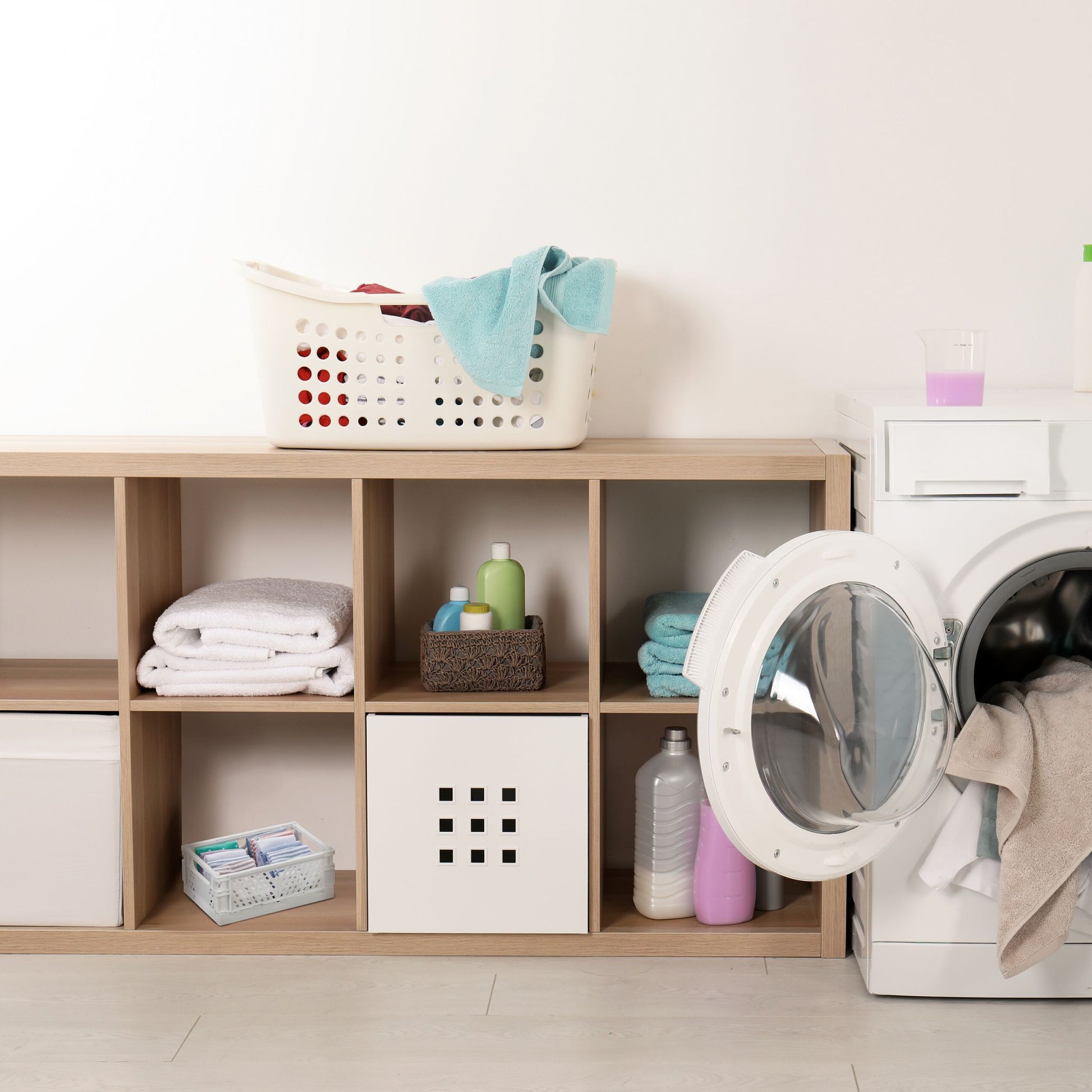 Kleine Klappbox 2er-Set Grau von Relaxdays