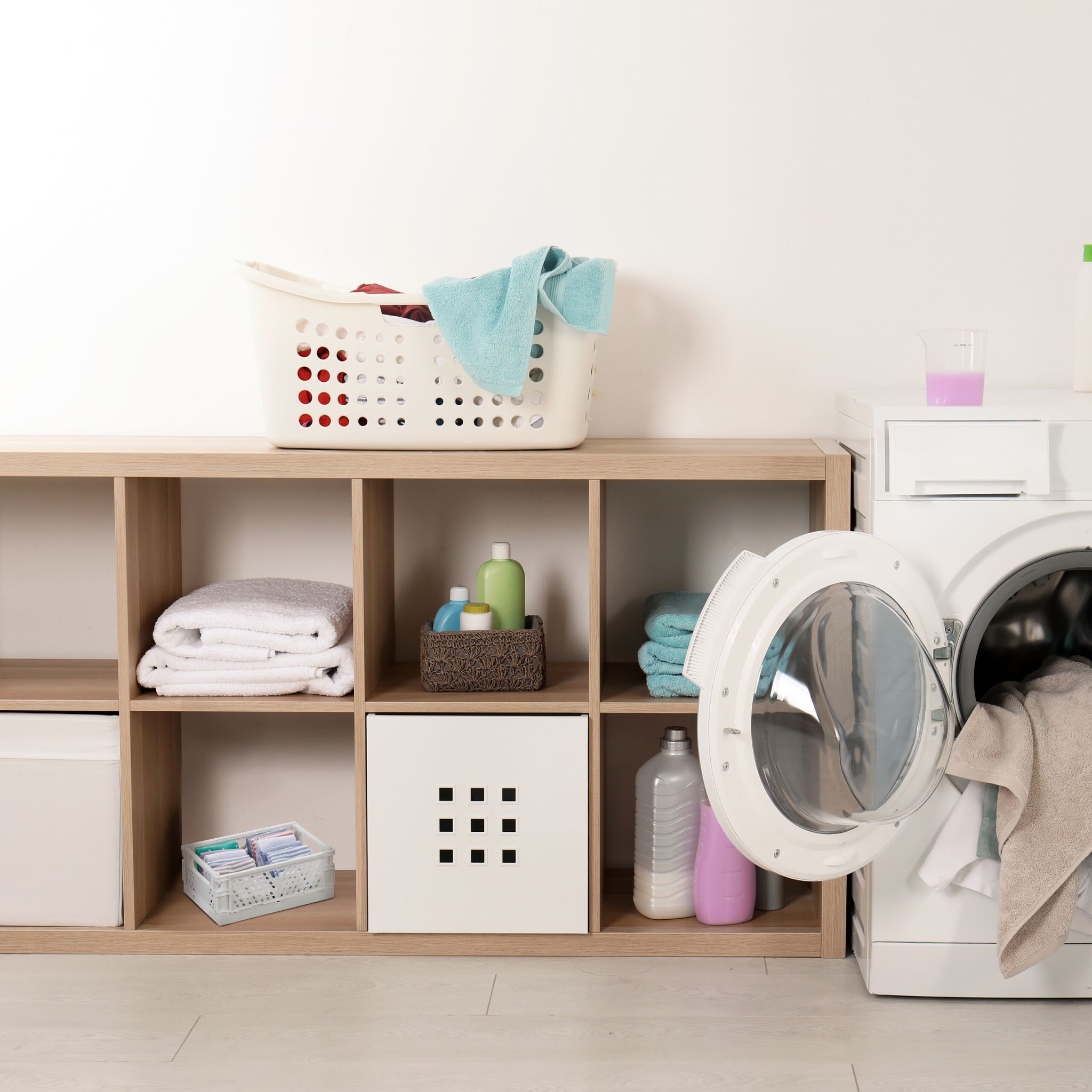 Kleine Klappbox 2er-Set Grau von Relaxdays