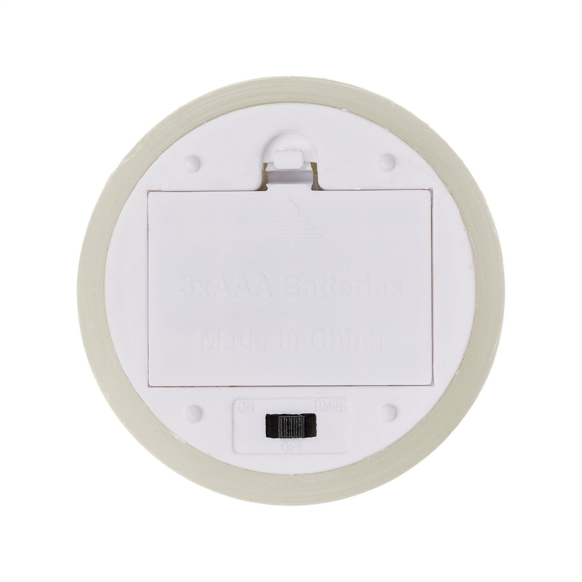 LED Kerzen 3er-Set Creme von Relaxdays