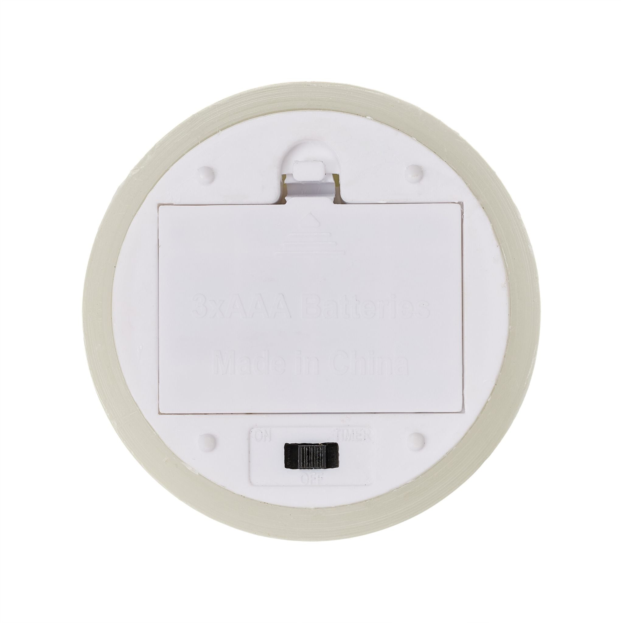 LED Kerzen 3er-Set Creme von Relaxdays