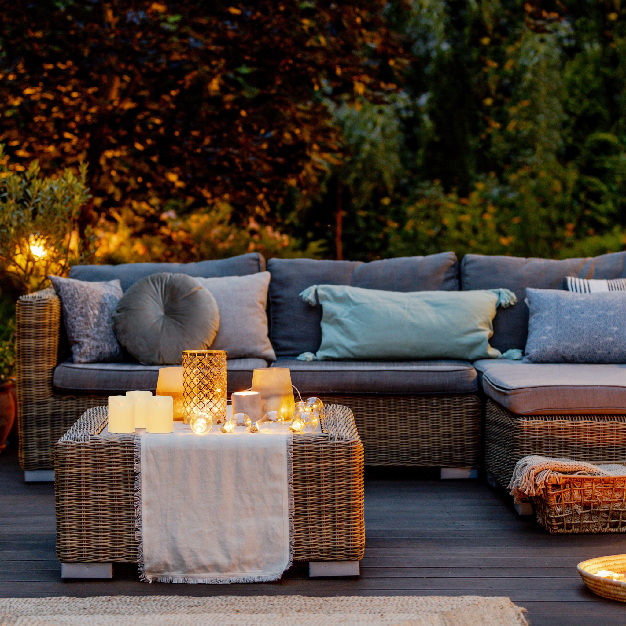 LED Kerzen 4er-Set Creme von Relaxdays