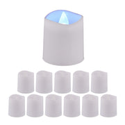 LED Teelichter 12er-Set Weiss von Relaxdays