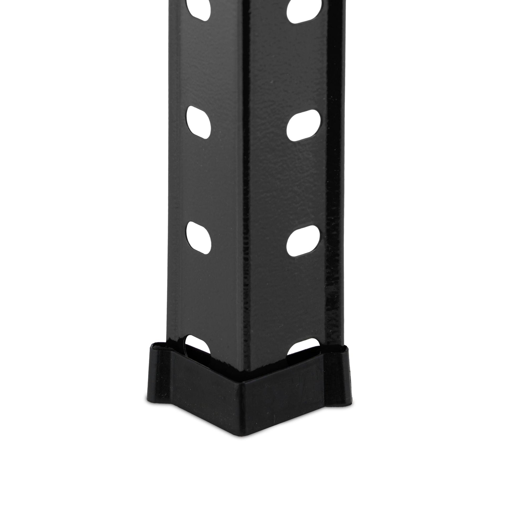 Schwerlastregal mit 4 Ebenen Schwarz von Relaxdays