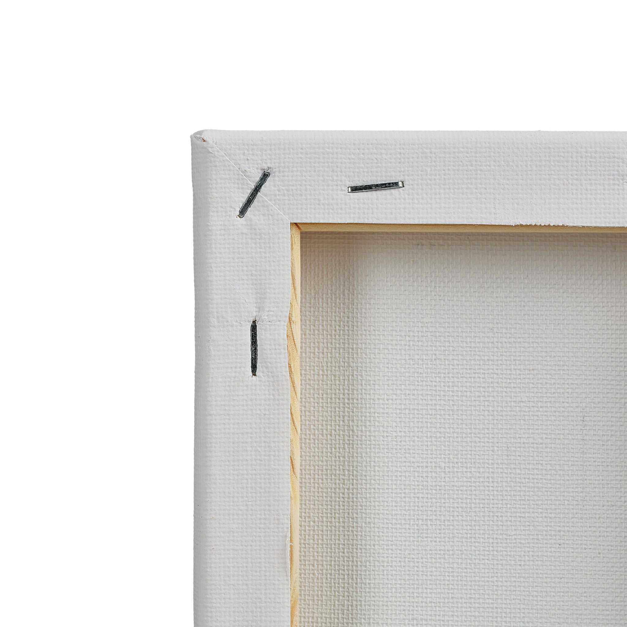 Leinwand 12er-Set Weiss von Relaxdays