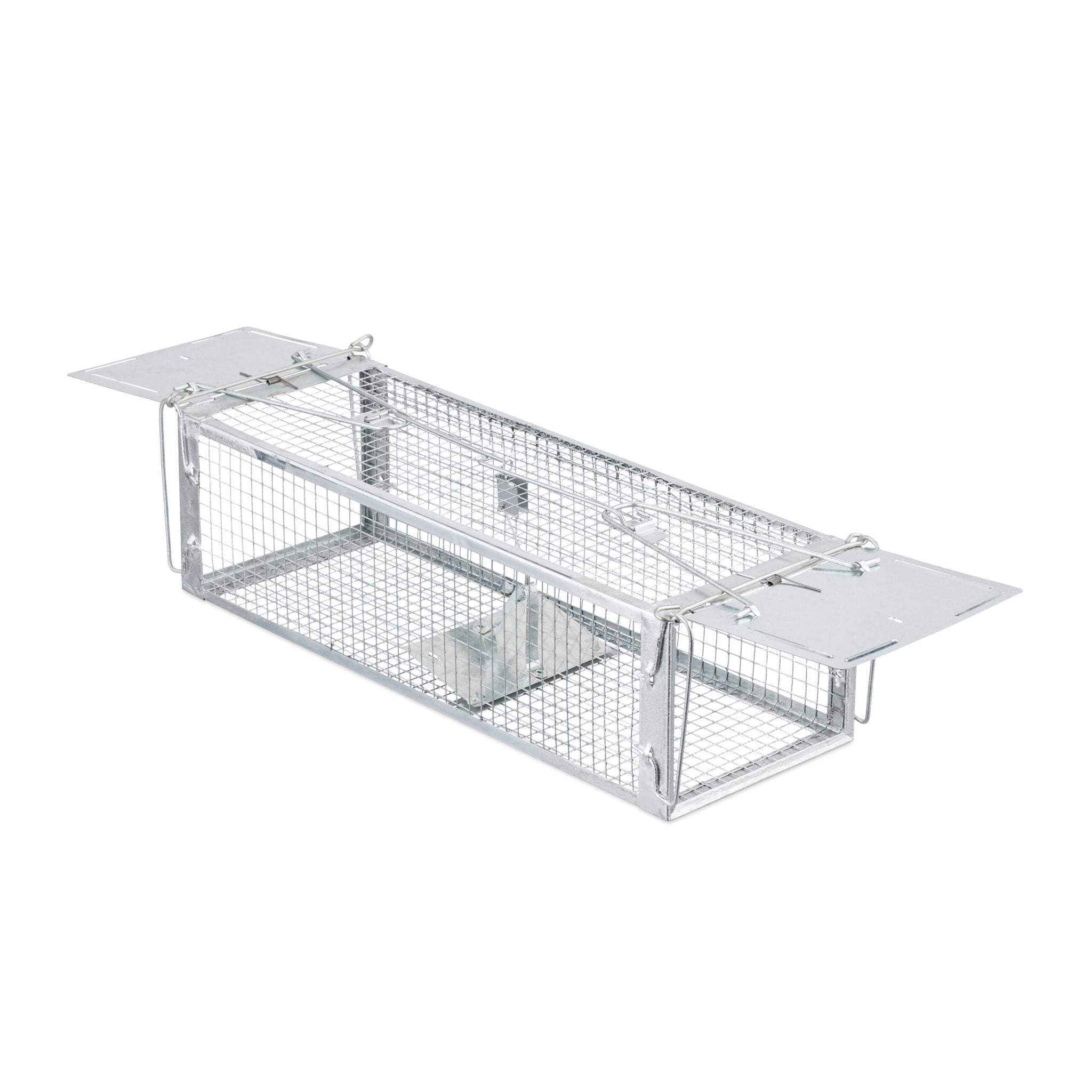 Lebendfalle für Mäuse und Ratten Silber von Relaxdays