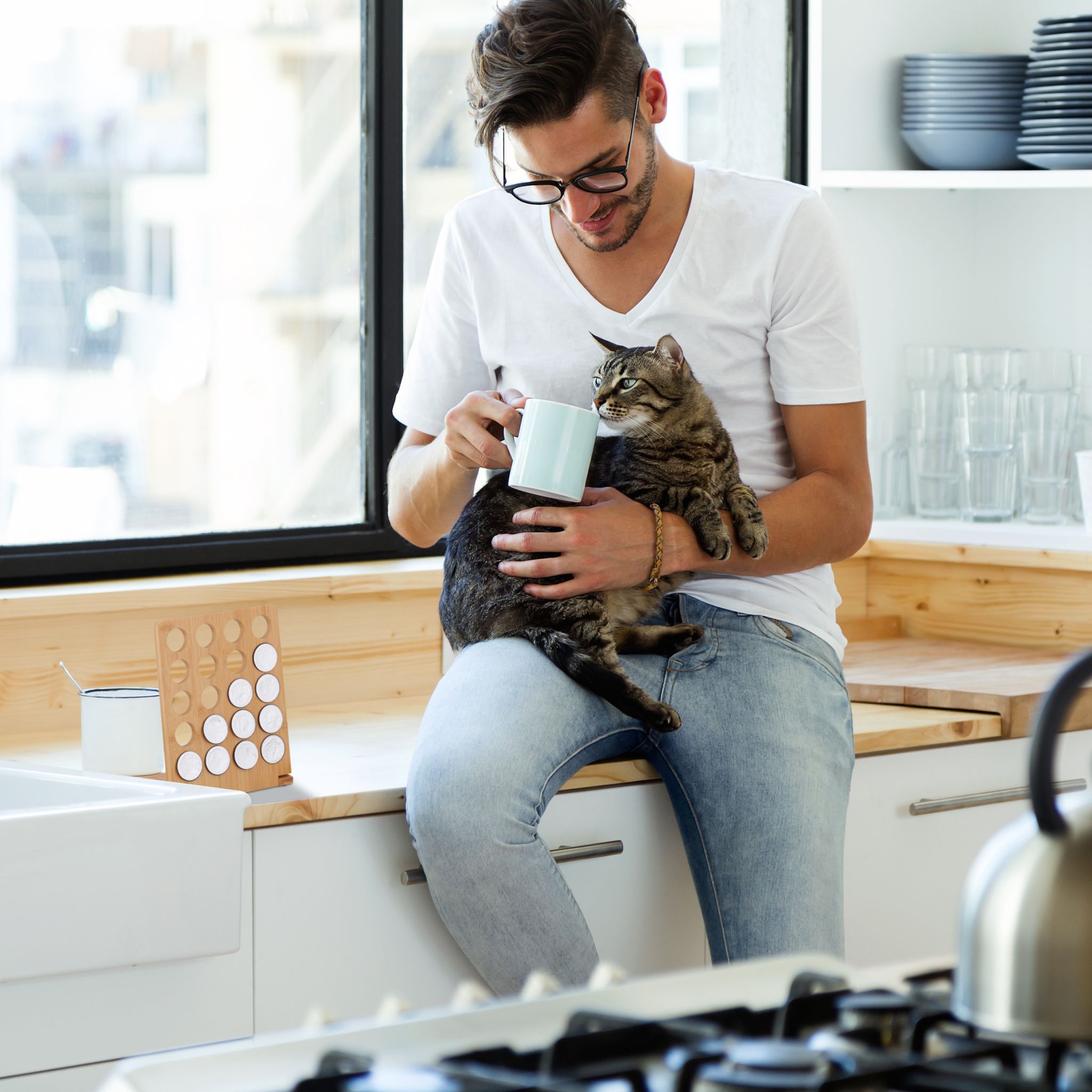 Nespresso Kapselhalter für 20 Kapseln Hellbraun von Relaxdays