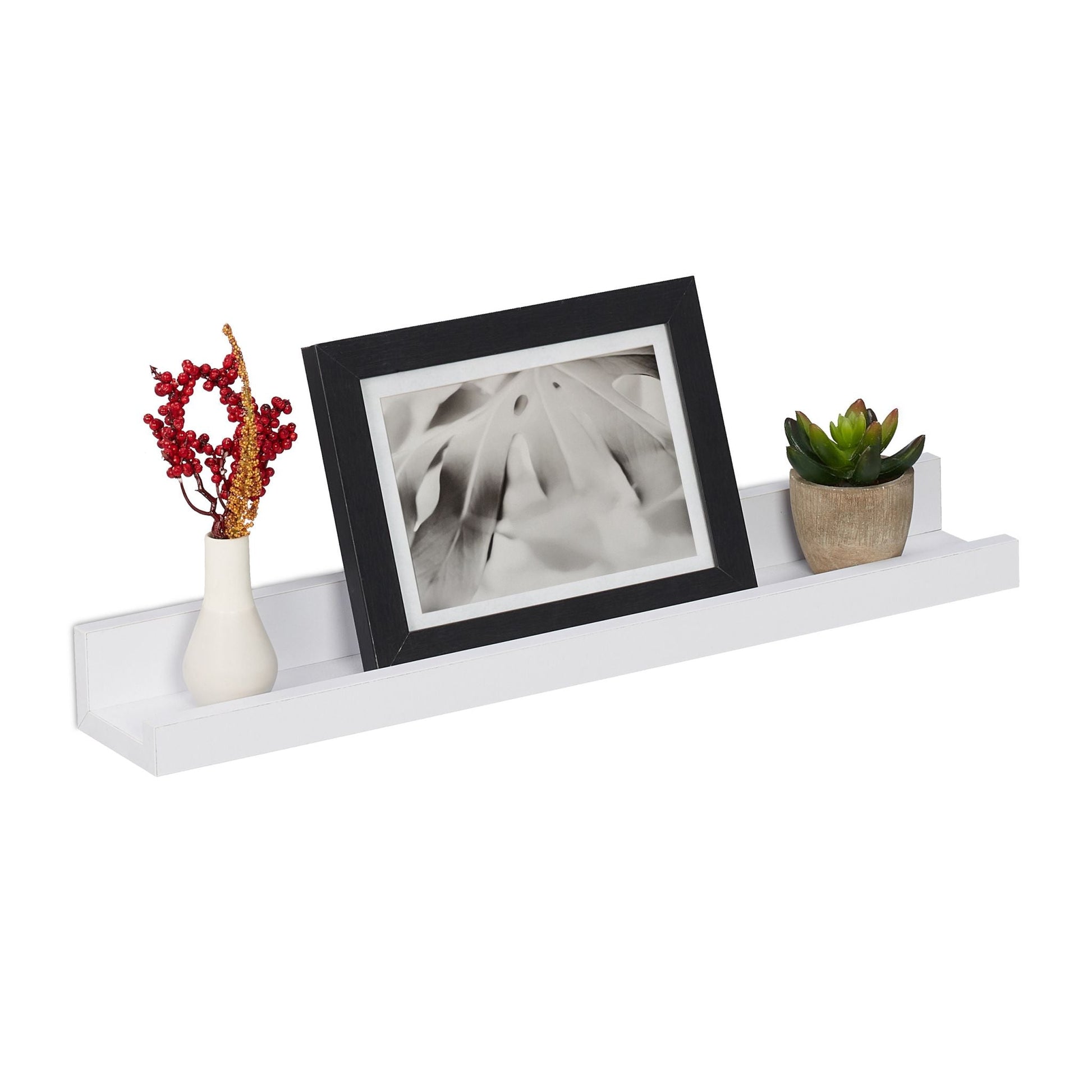 Bilderleiste für die Wand Weiss von Relaxdays