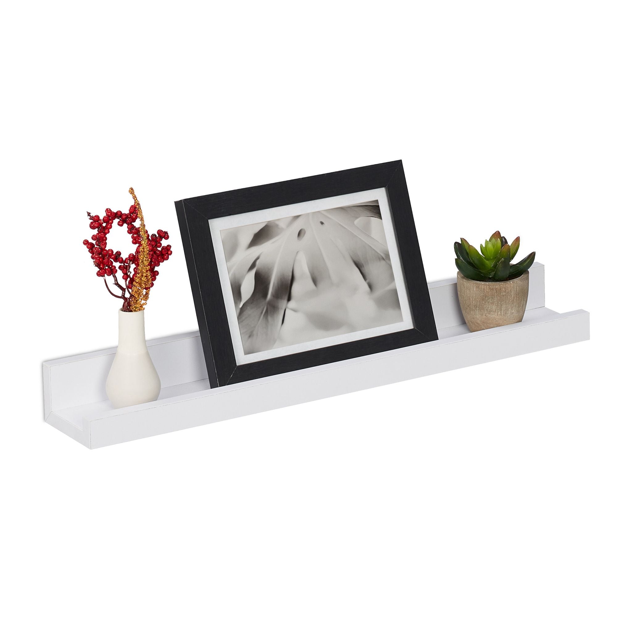 Bilderleiste für die Wand Weiss von Relaxdays