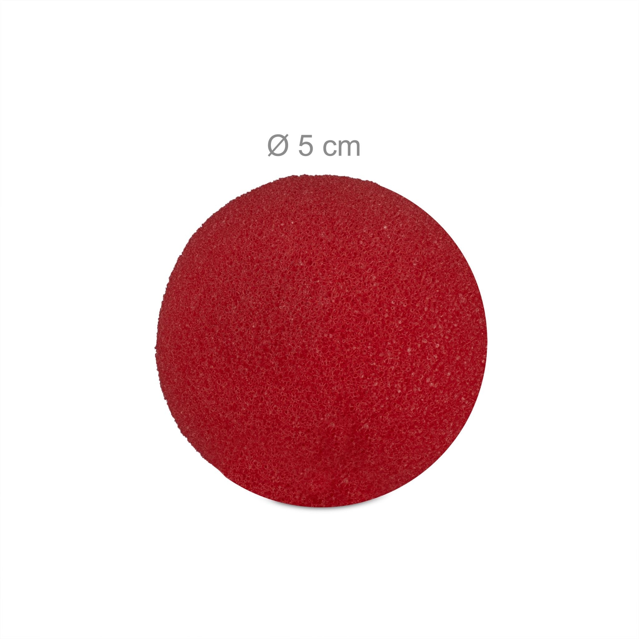 Clownsnase 24er-Set Blau-Gelb-Rot von Relaxdays