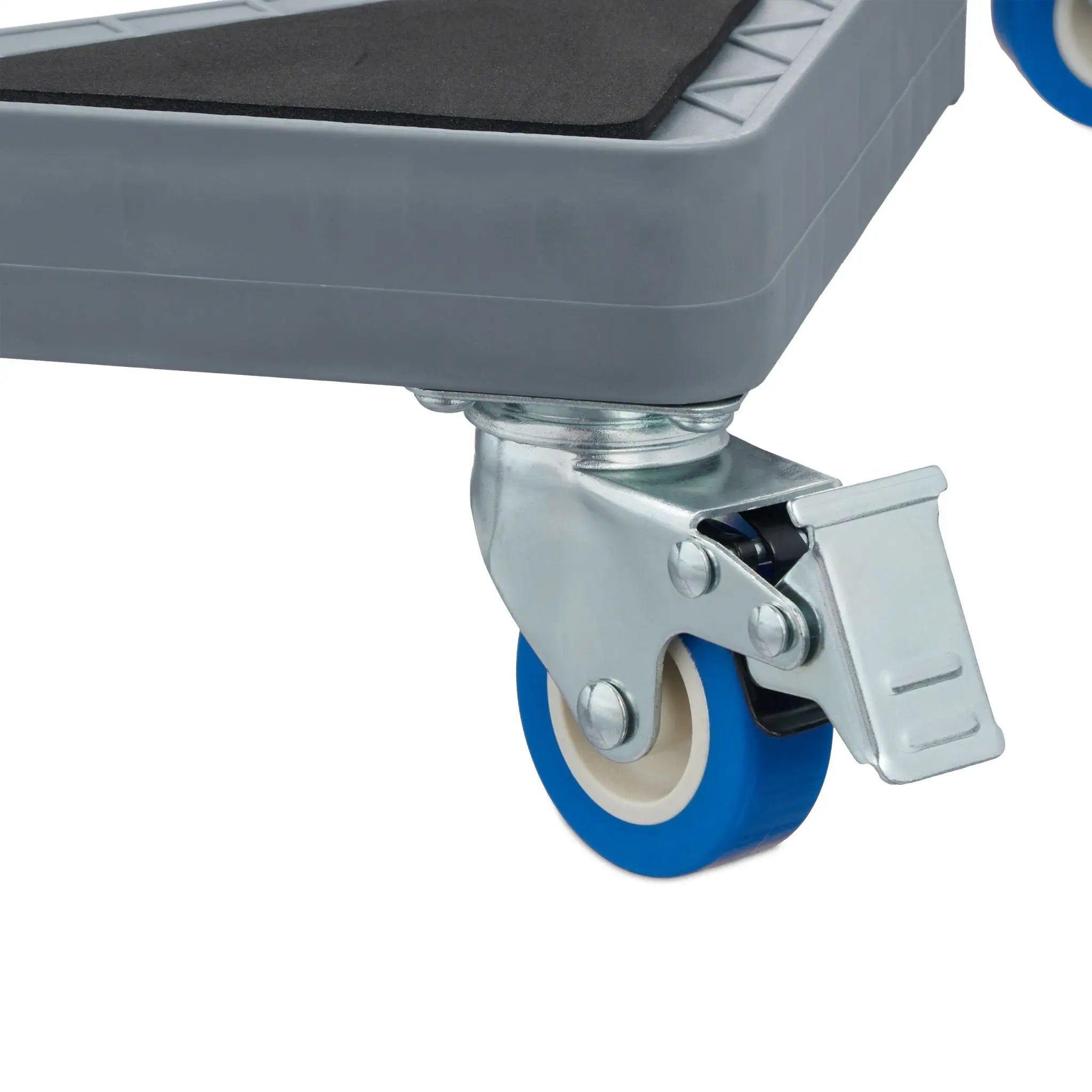 Ausziehbarer Pflanzenroller eckig Silber-Grau von Relaxdays