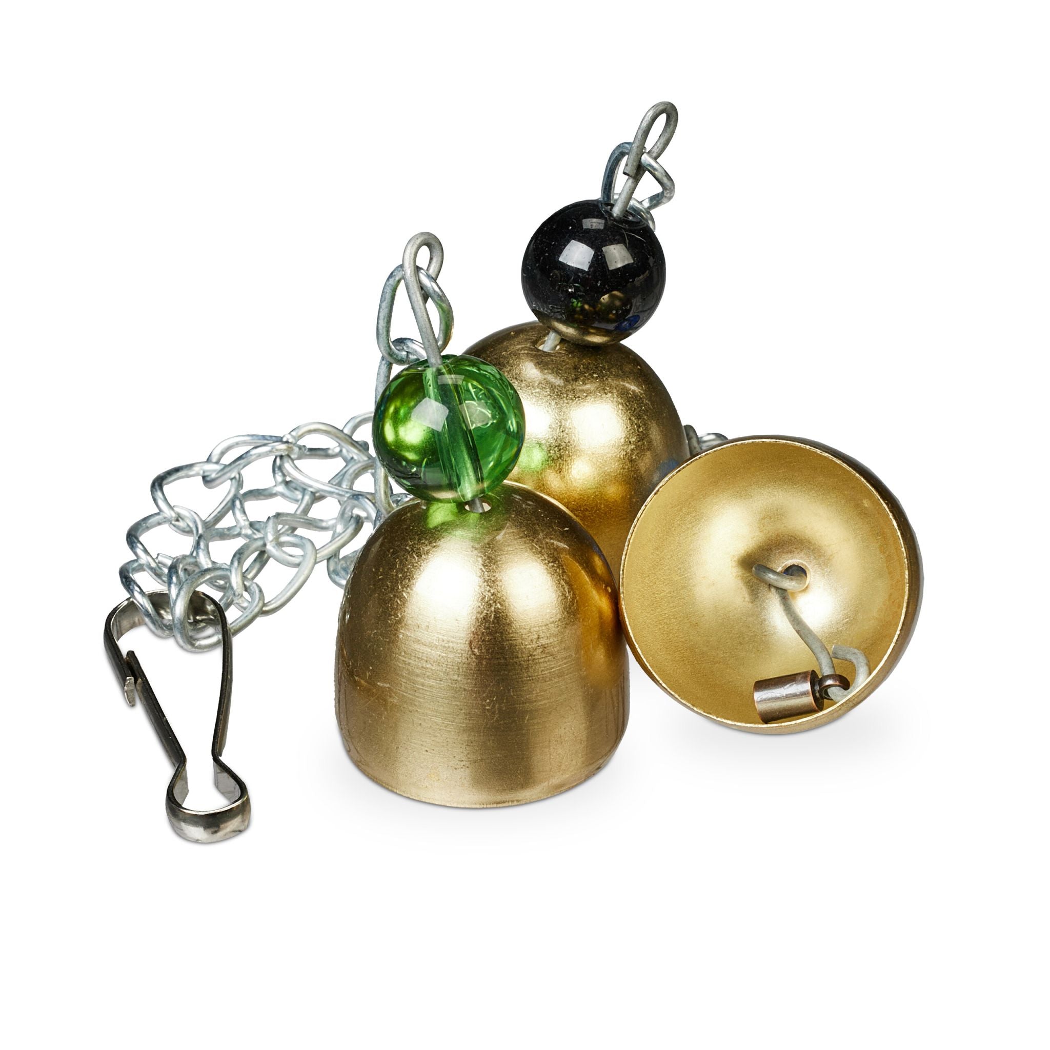 Vogelspielzeug 7tlg. Gold-Hellbraun-Silber von Relaxdays