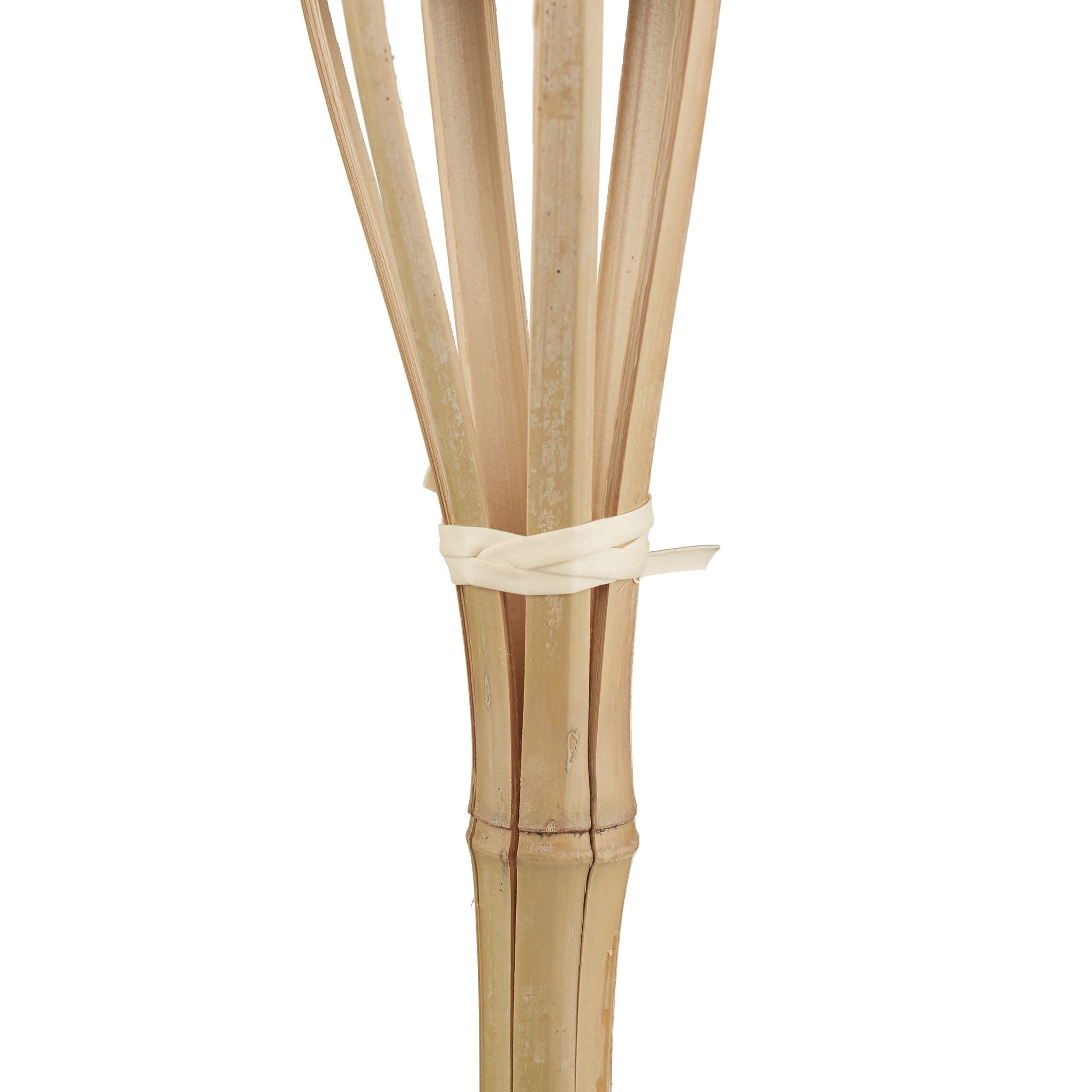 Gartenfackeln 50cm 8er-Set Hellbraun-Schwarz von Relaxdays