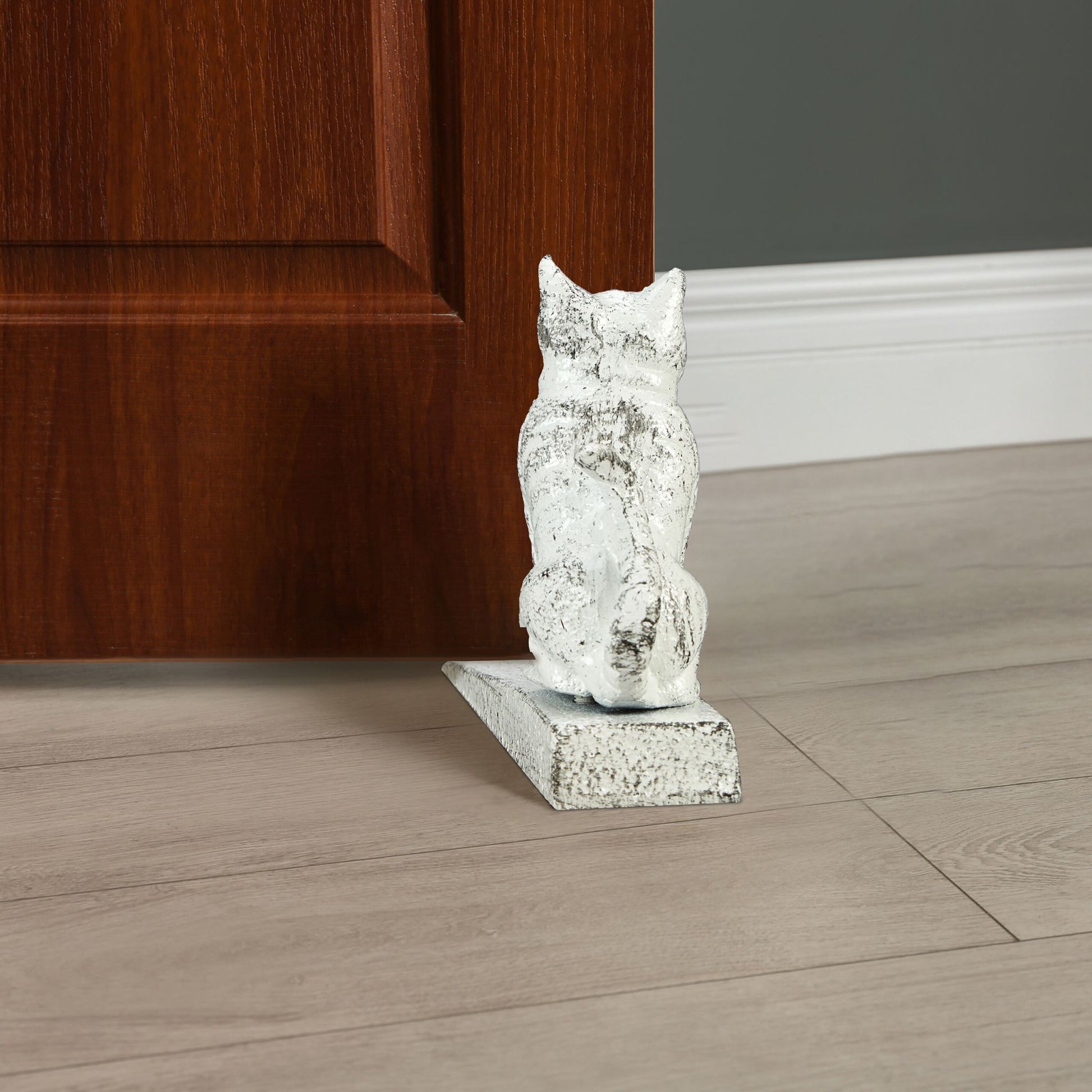 Türstopper Katze Weiss von Relaxdays