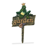 Gartenstecker garden Braun-Gold-Grün von Relaxdays