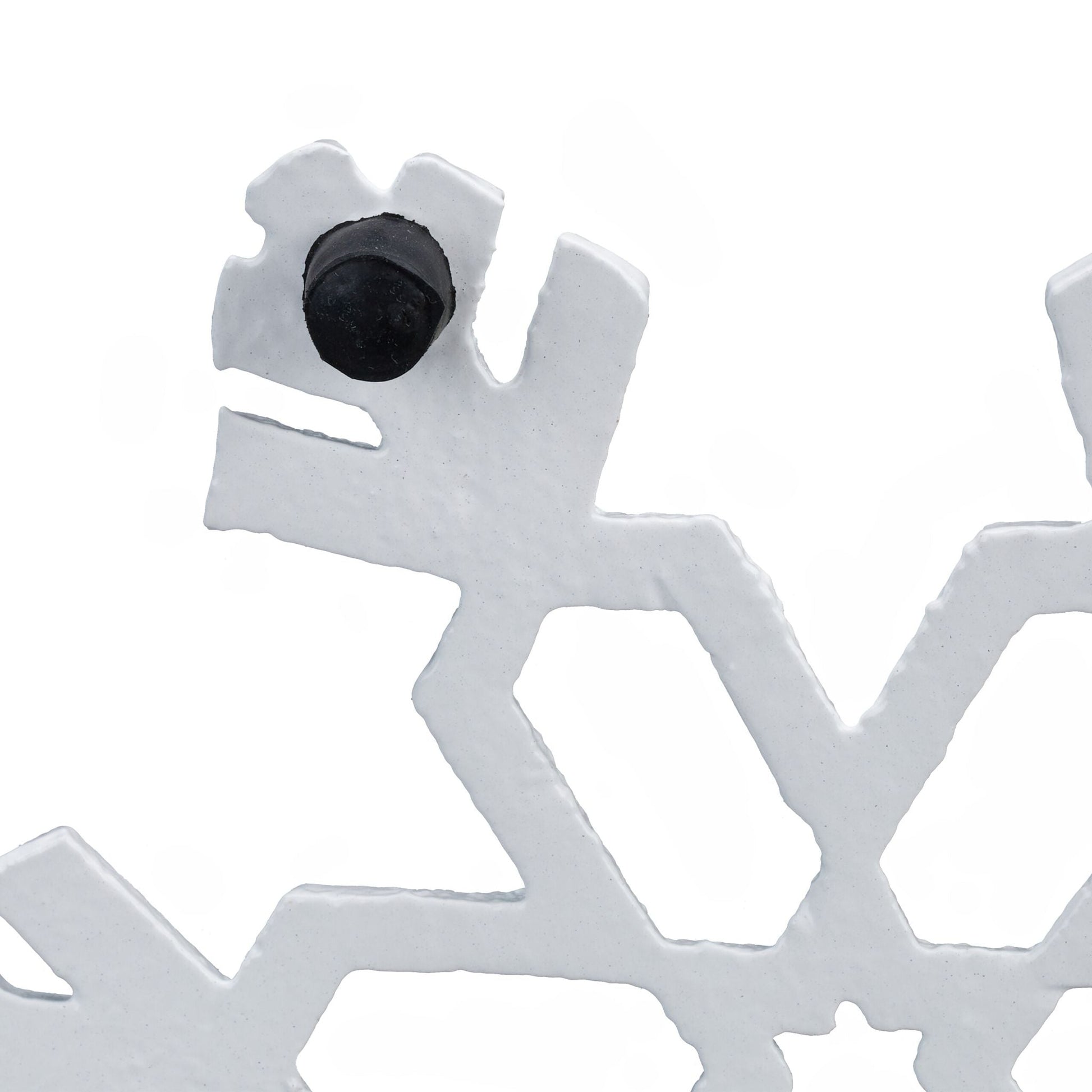 Topfuntersetzer Schneeflocke 2er-Set Weiss von Relaxdays