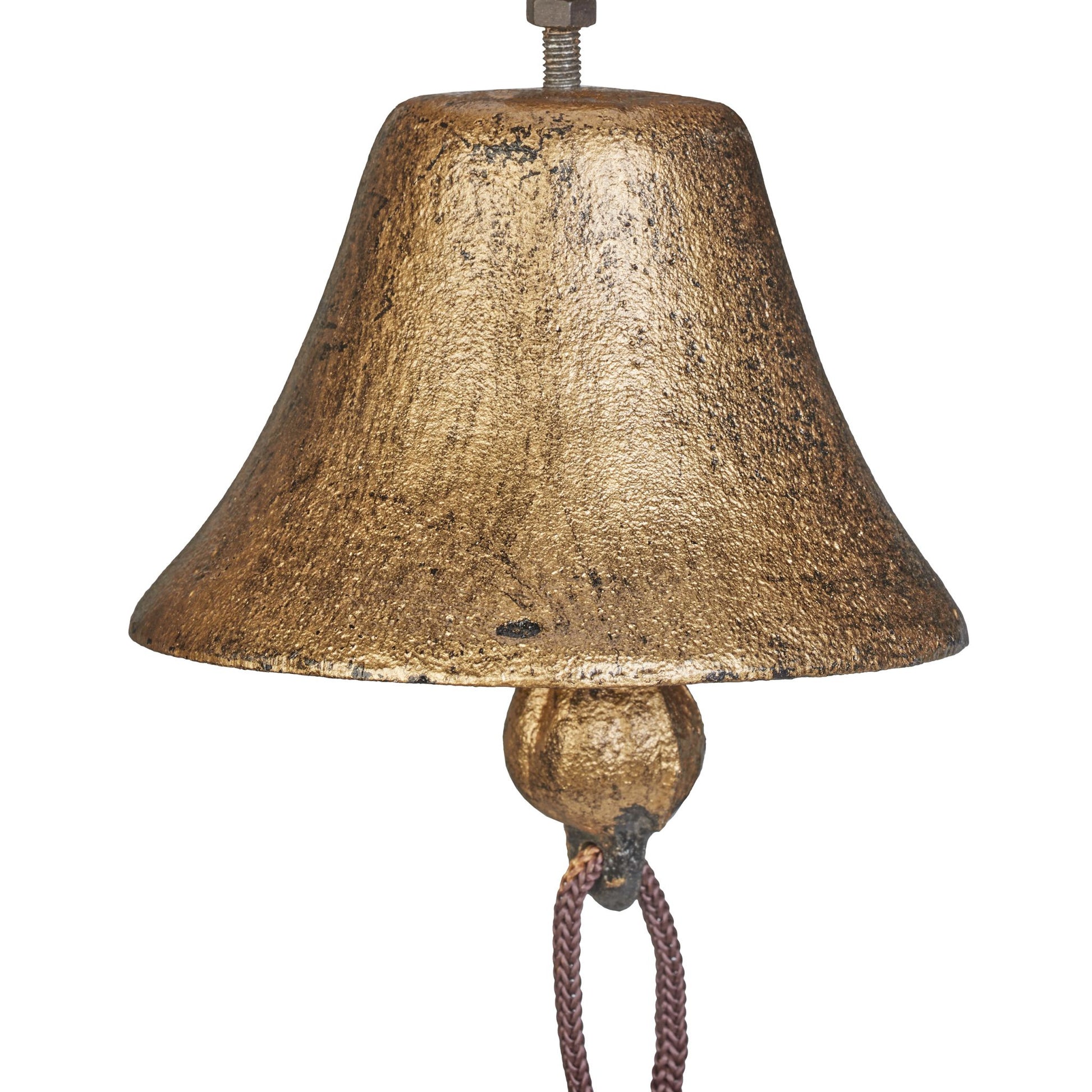 Gusseisen Türglocke Gold von Relaxdays