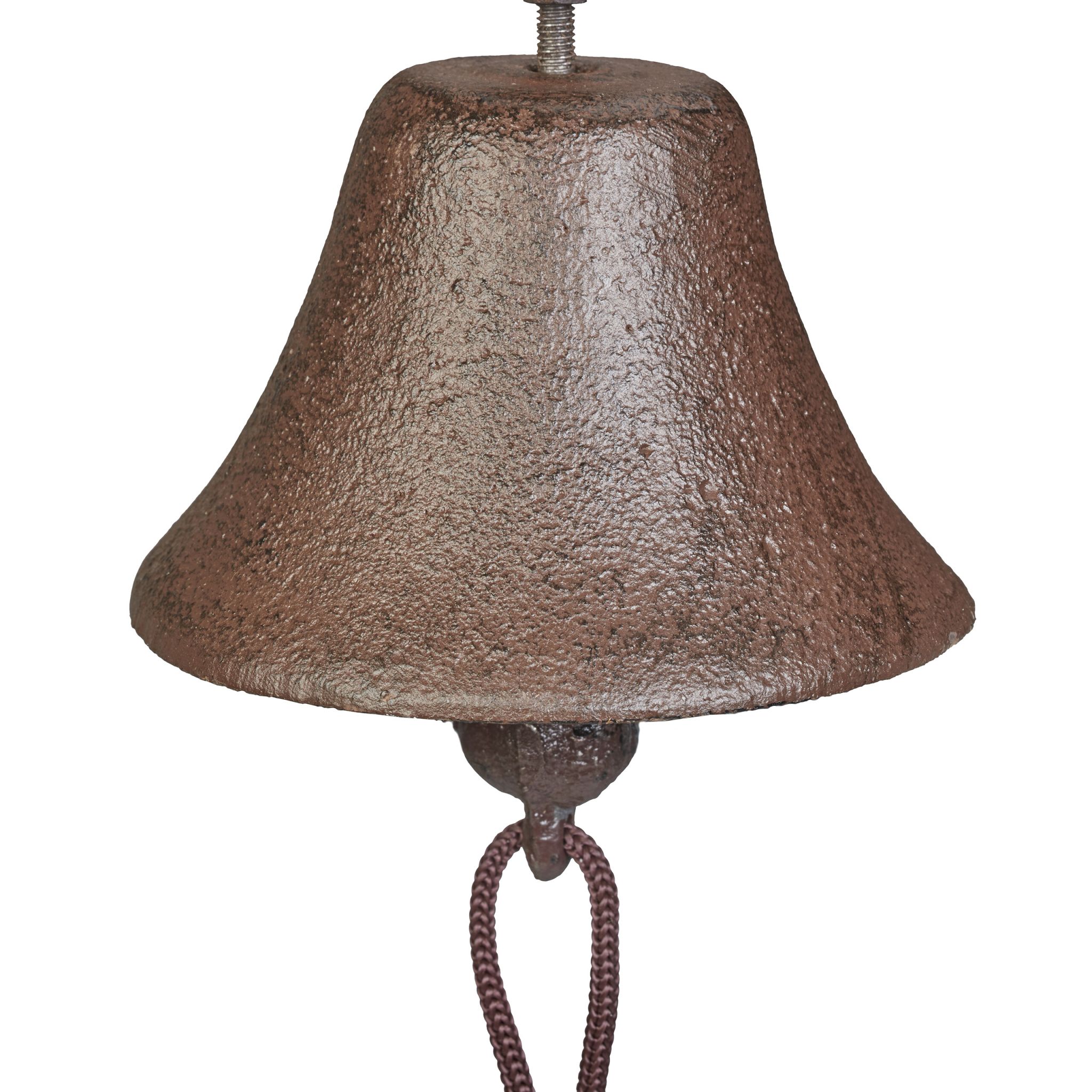 Gusseisen Türglocke Braun von Relaxdays
