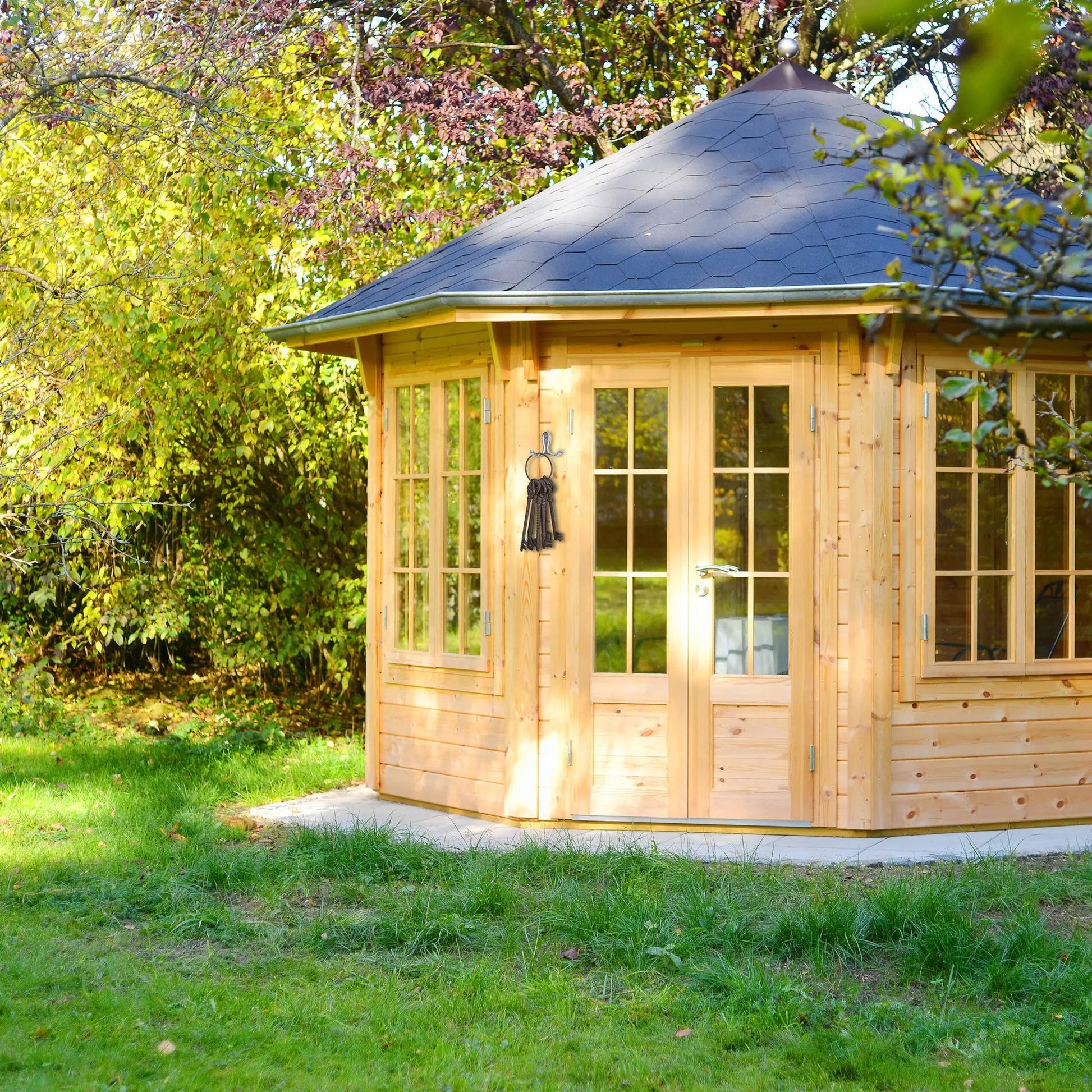 Deko Schlüsselbund antik Braun von Relaxdays