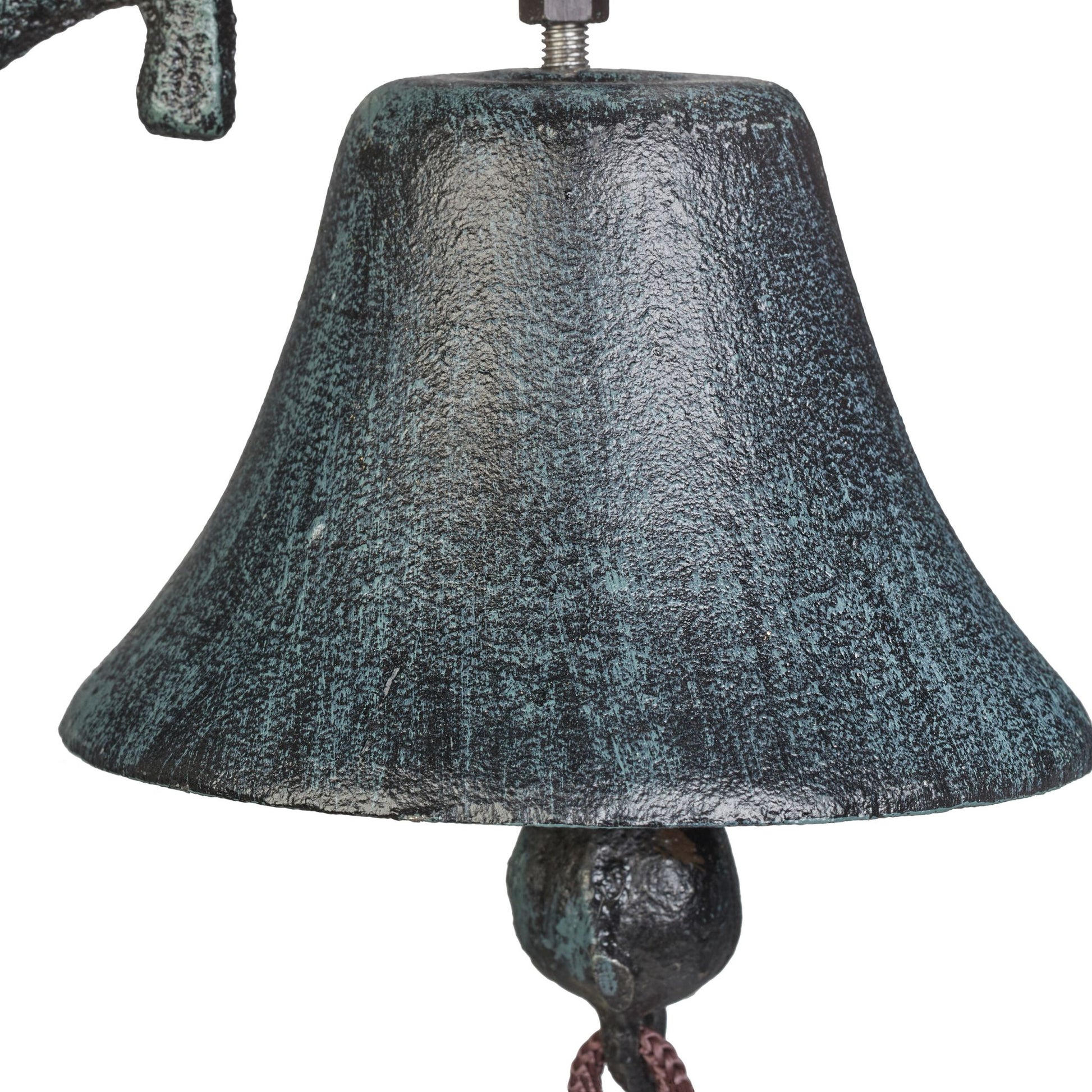 Türglocke Gusseisen Vögel Dunkelgrün-Schwarz von Relaxdays