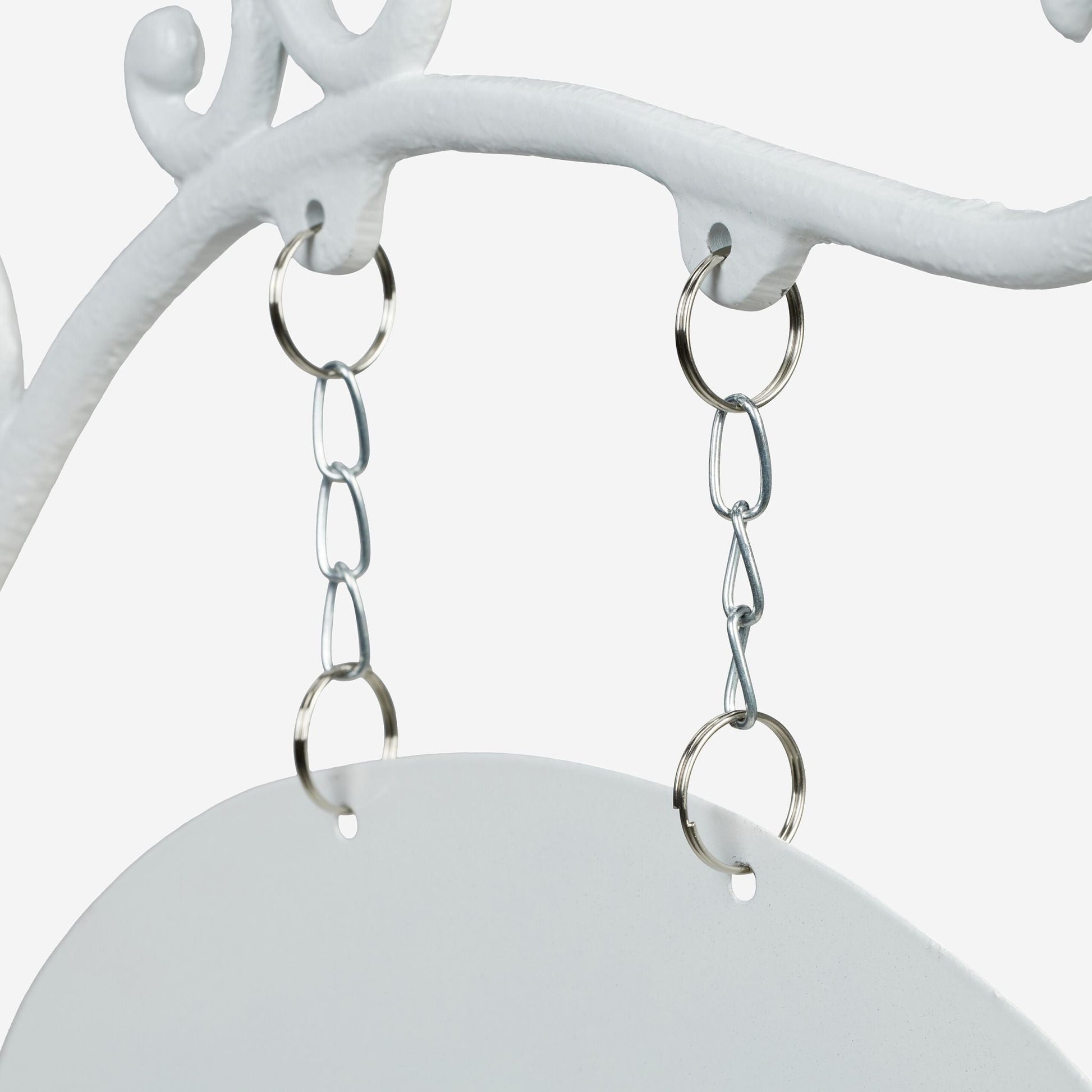 Gusseisen Wandschild zum Beschriften Weiss von Relaxdays