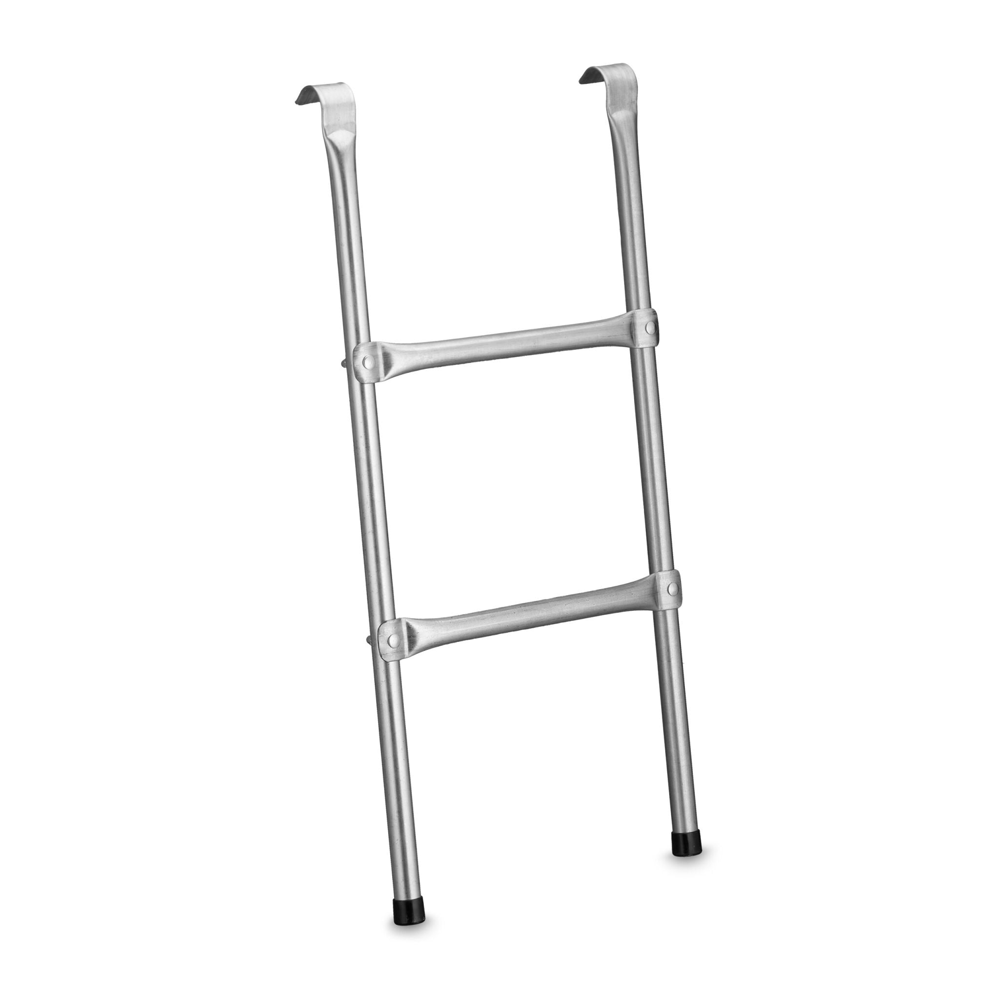Trampolin Leiter 76cm Silber von Relaxdays