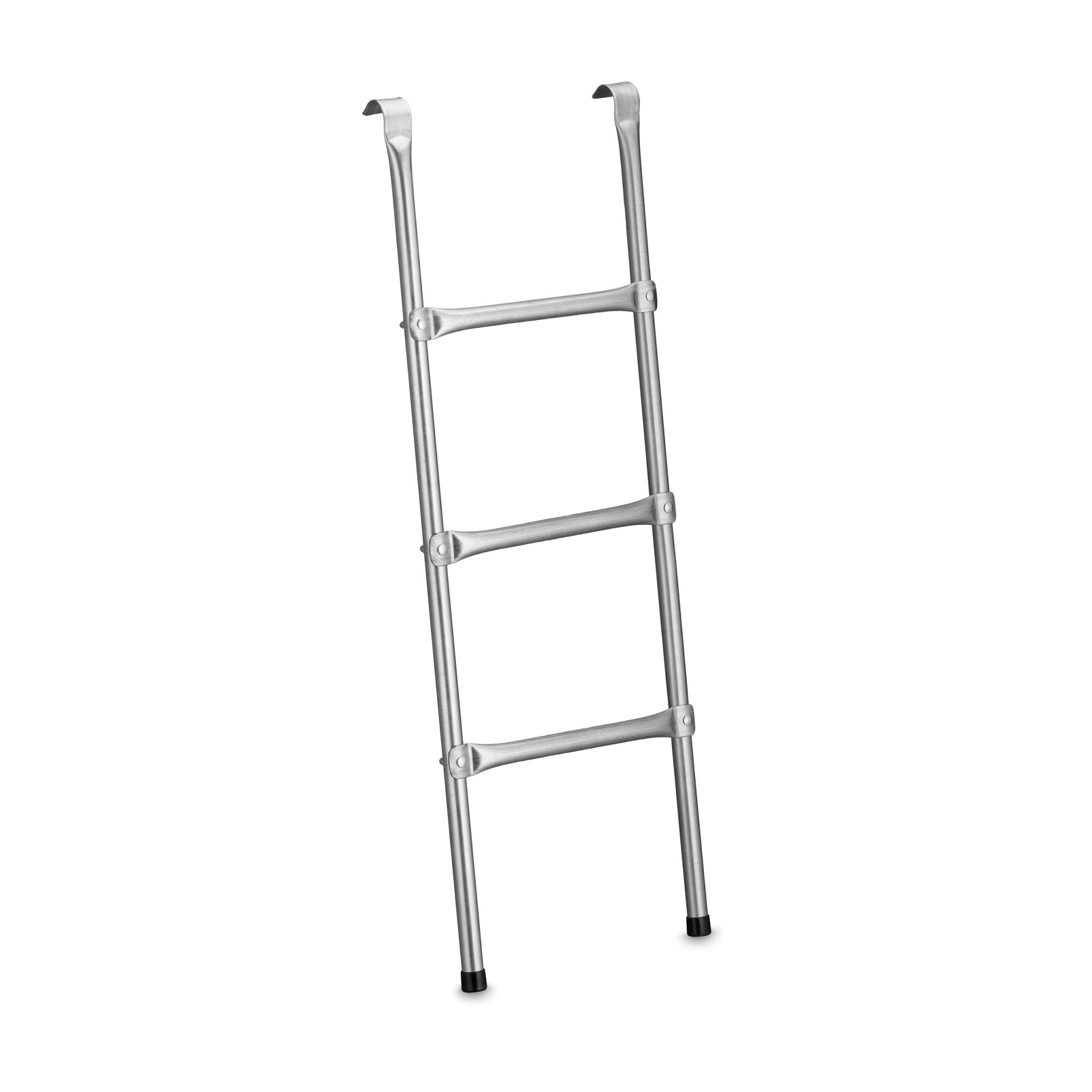 Trampolin Leiter 96cm Silber von Relaxdays