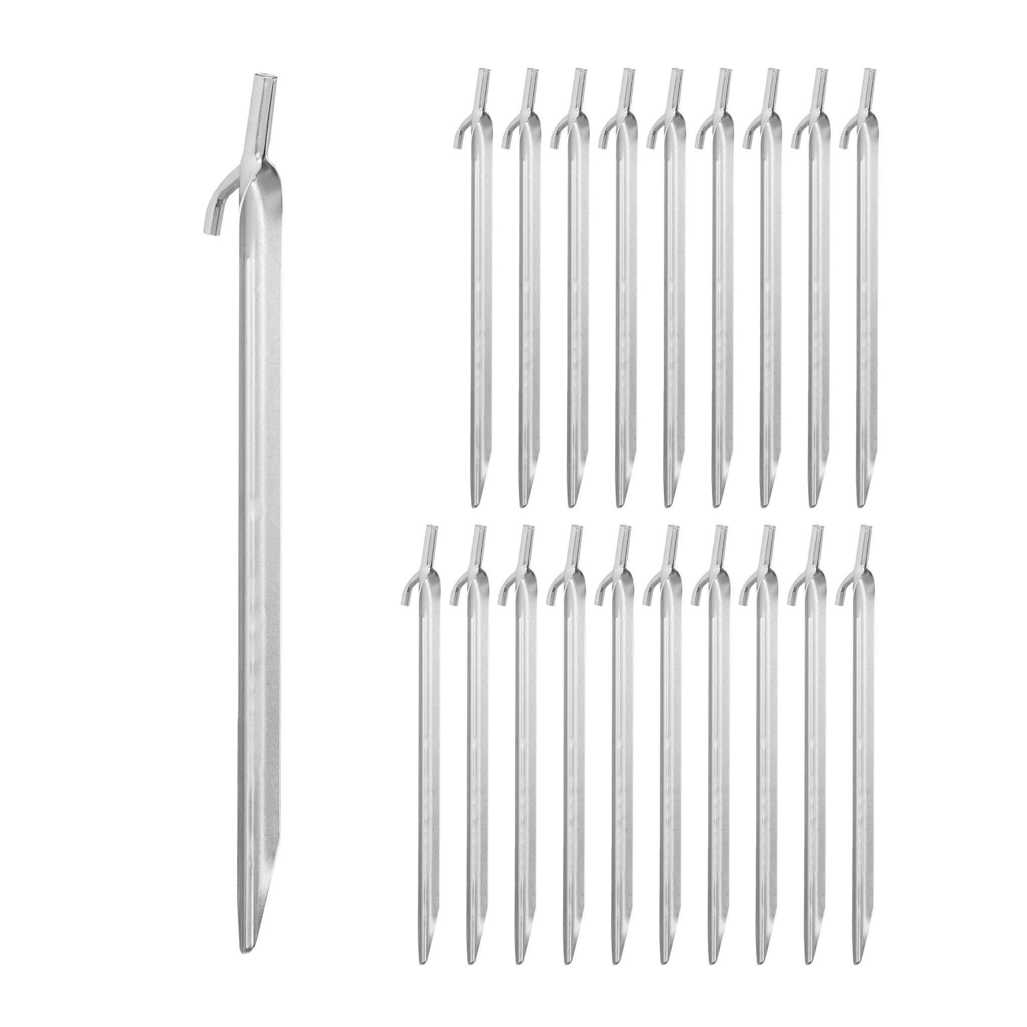 Zeltheringe 20er-Set Silber