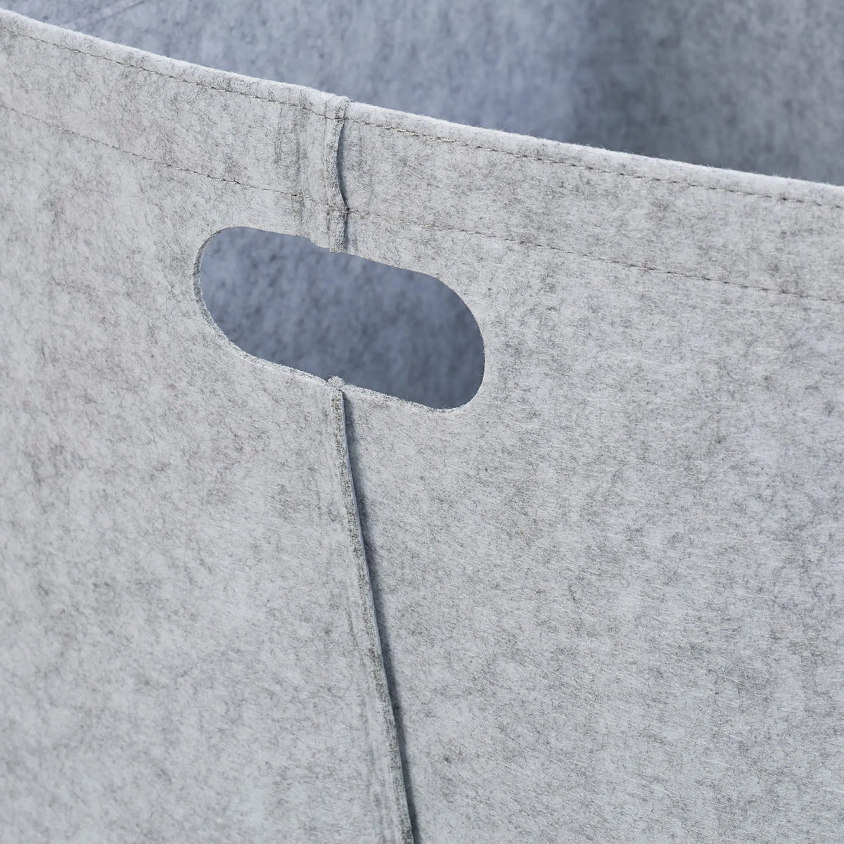 Filz Aufbewahrungskorb mit Tiermotiv Weiss-Schwarz-Grau von Relaxdays