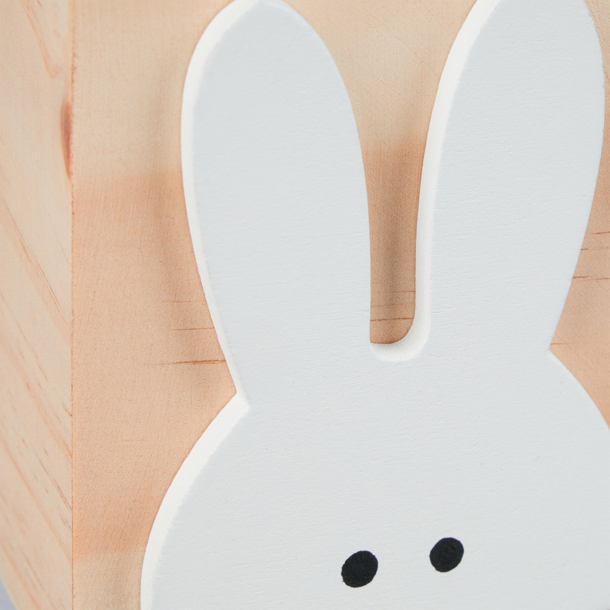 Stiftehalter Hase Weiss-Hellbraun von Relaxdays