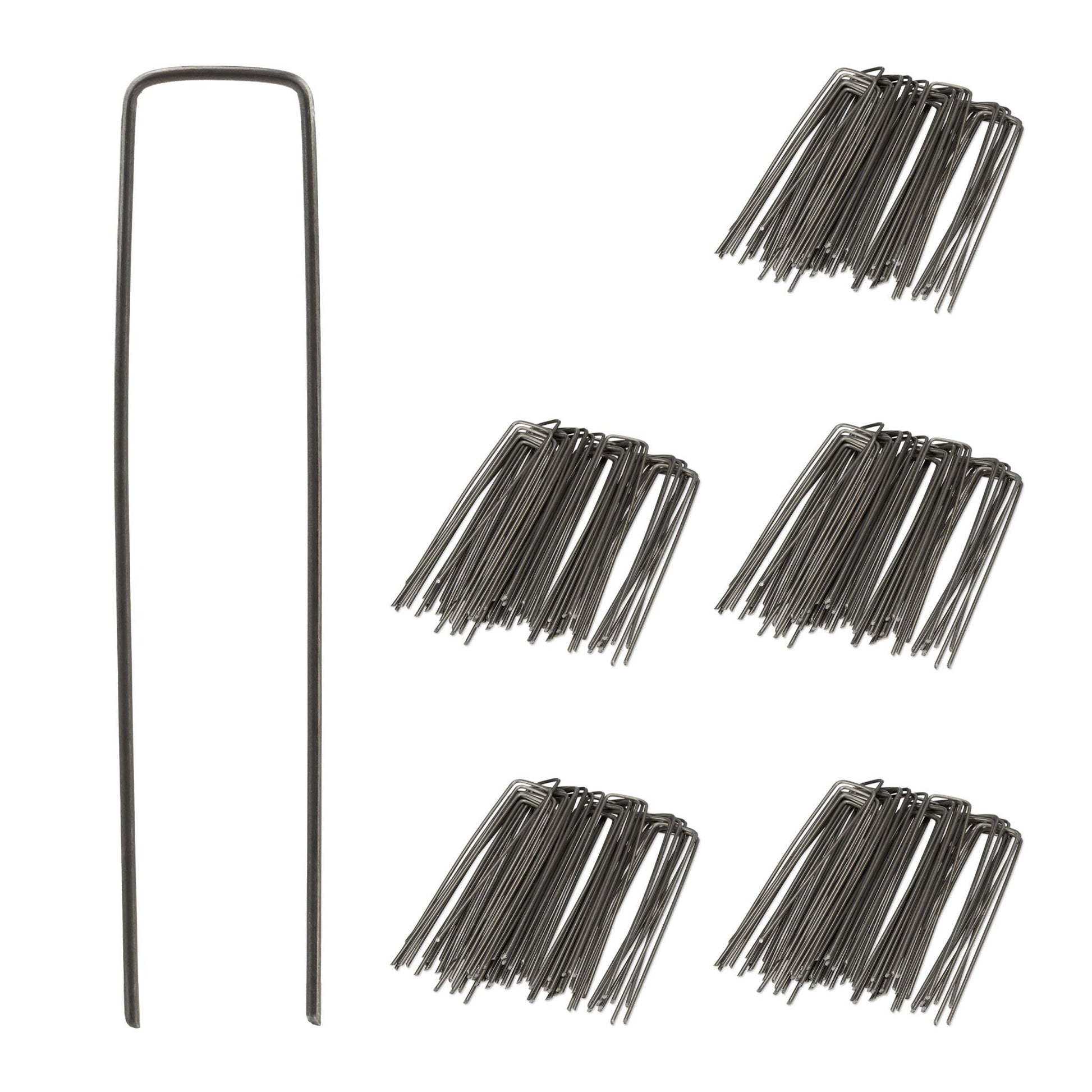 Erdanker 15cm 250er-Set Anthrazit von Relaxdays