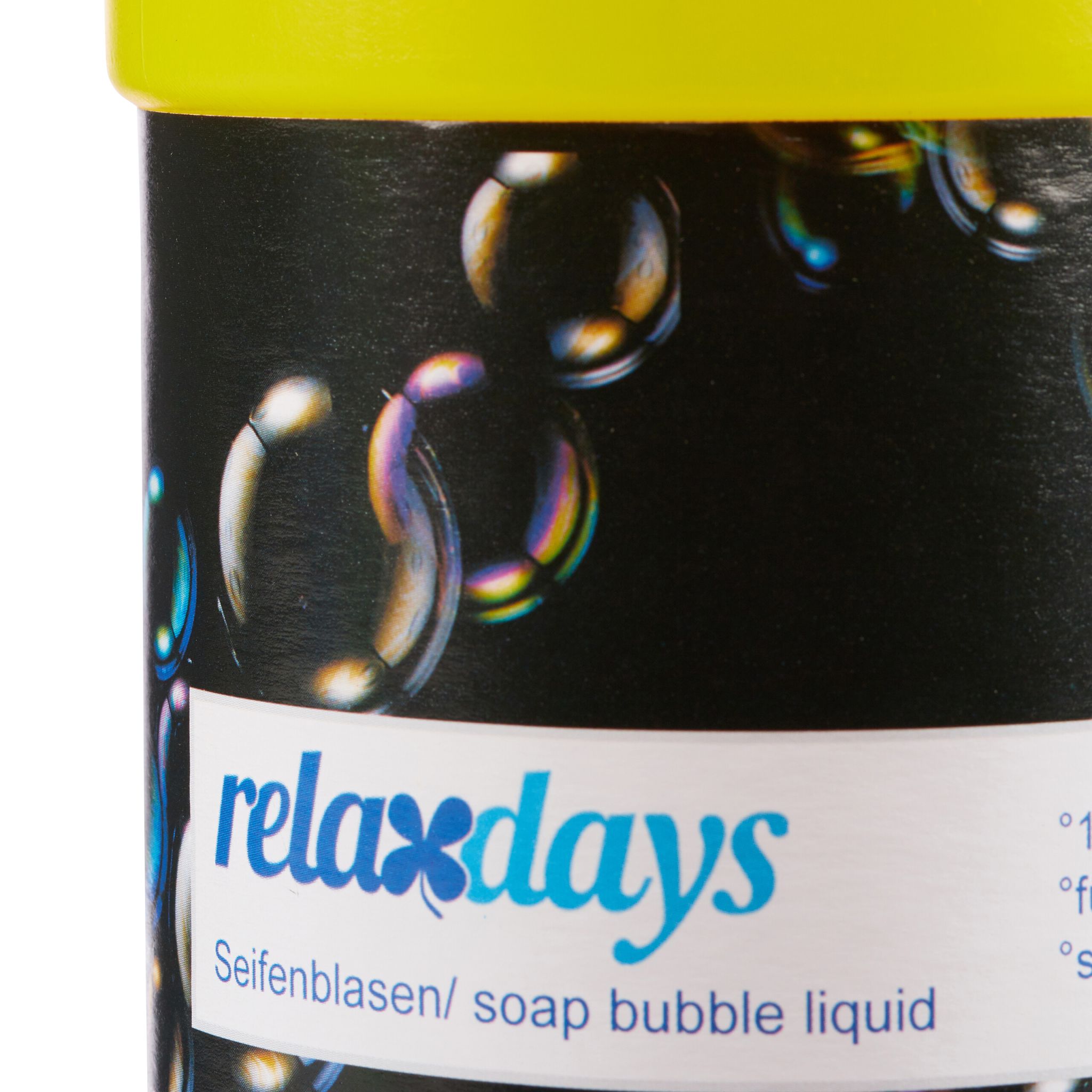 Seifenblasen Nachfüllflasche 1L 3er-Set Blau-Gelb-Grün
