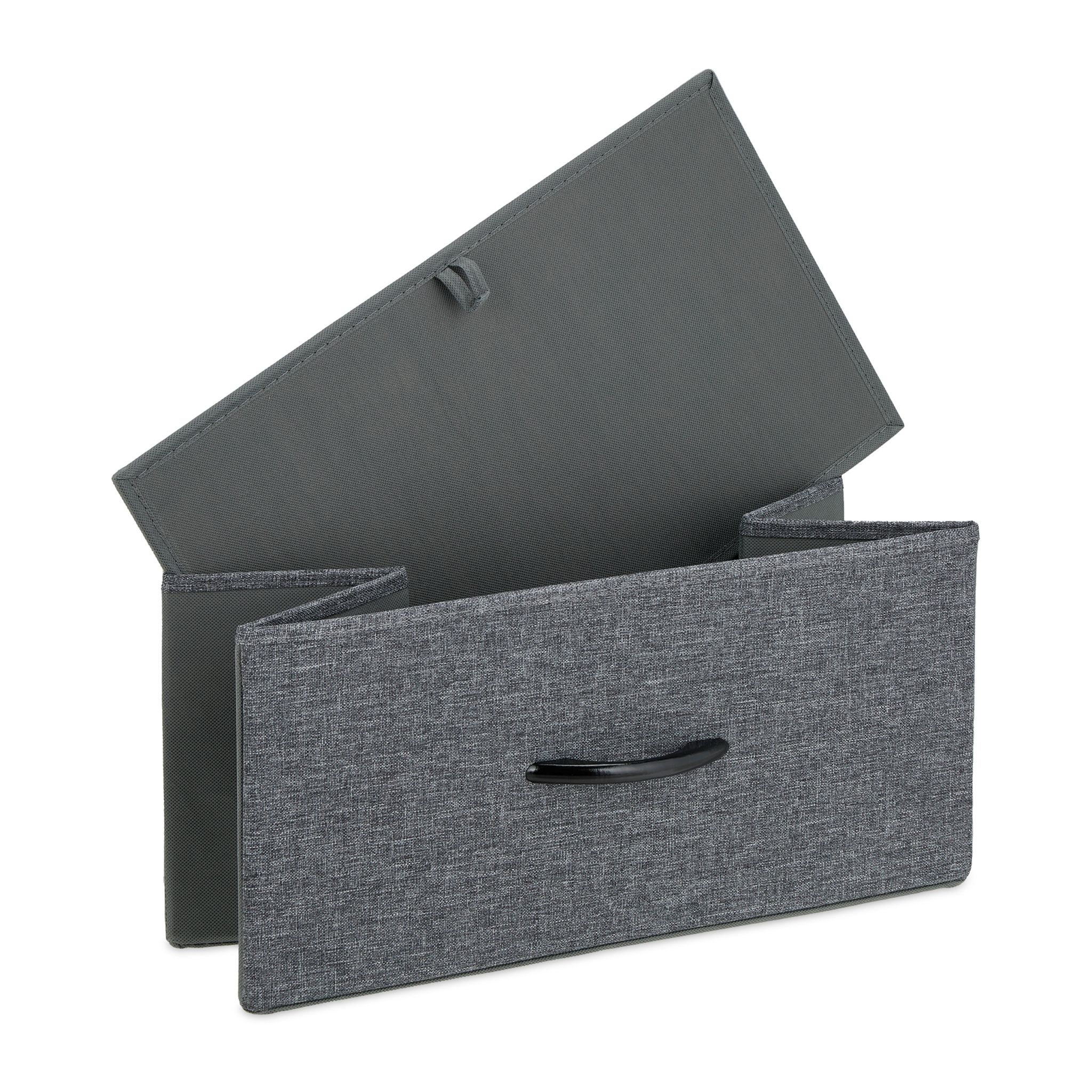 Kommode mit 10 Schubladen Braun-Schwarz-Grau von Relaxdays