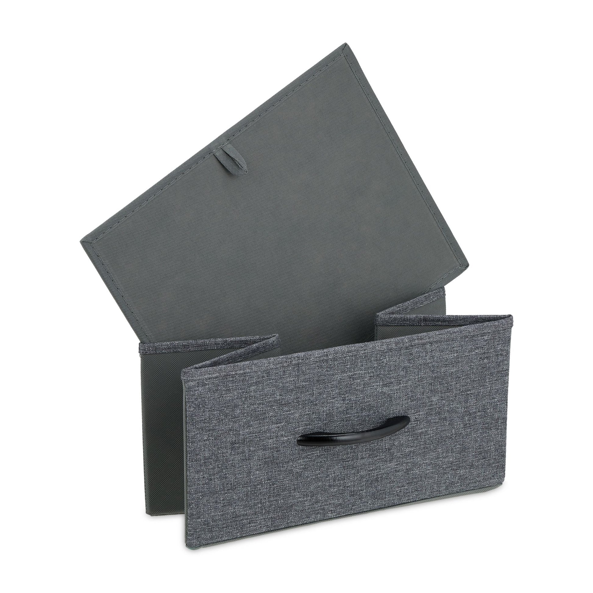Kommode mit 6 Schubladen Braun-Schwarz-Grau von Relaxdays