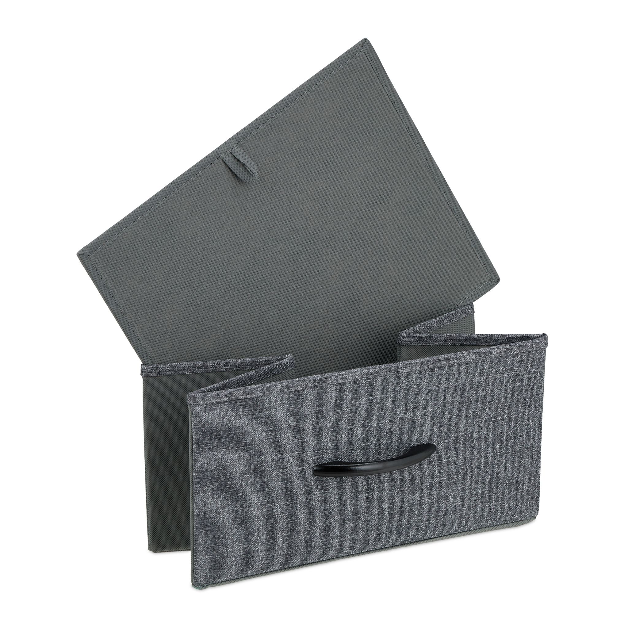 Kommode mit 8 Schubladen Braun-Schwarz-Grau von Relaxdays