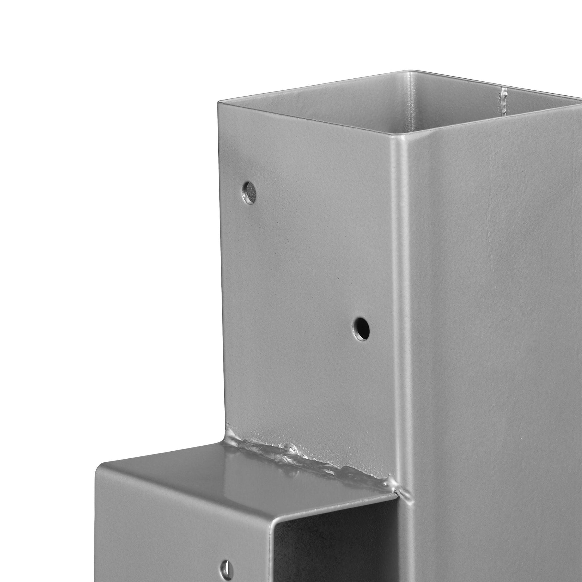 Holzstapelhilfe 2er-Set Silber von Relaxdays