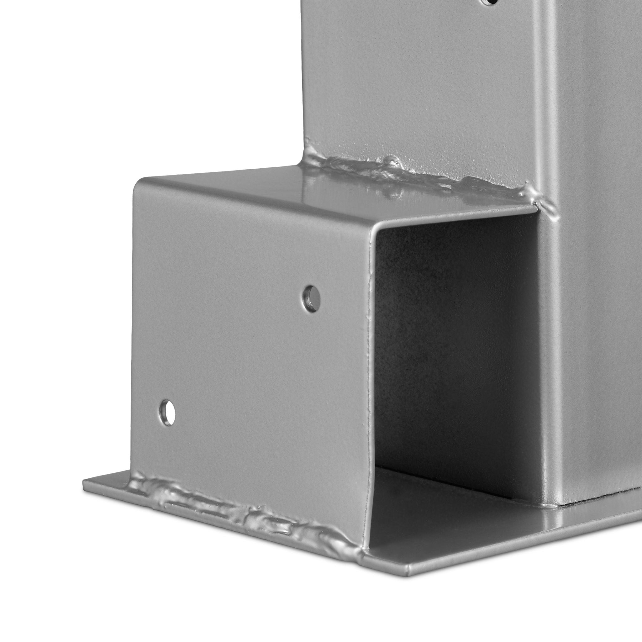 Holzstapelhilfe 2er-Set Silber von Relaxdays