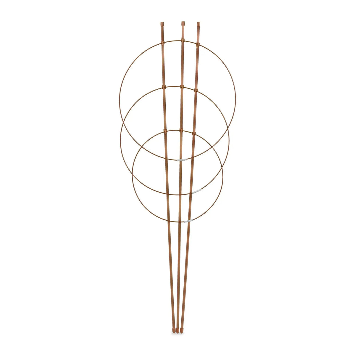 Rankhilfe 76cm 6er-Set Dunkelbraun-Hellbraun von Relaxdays