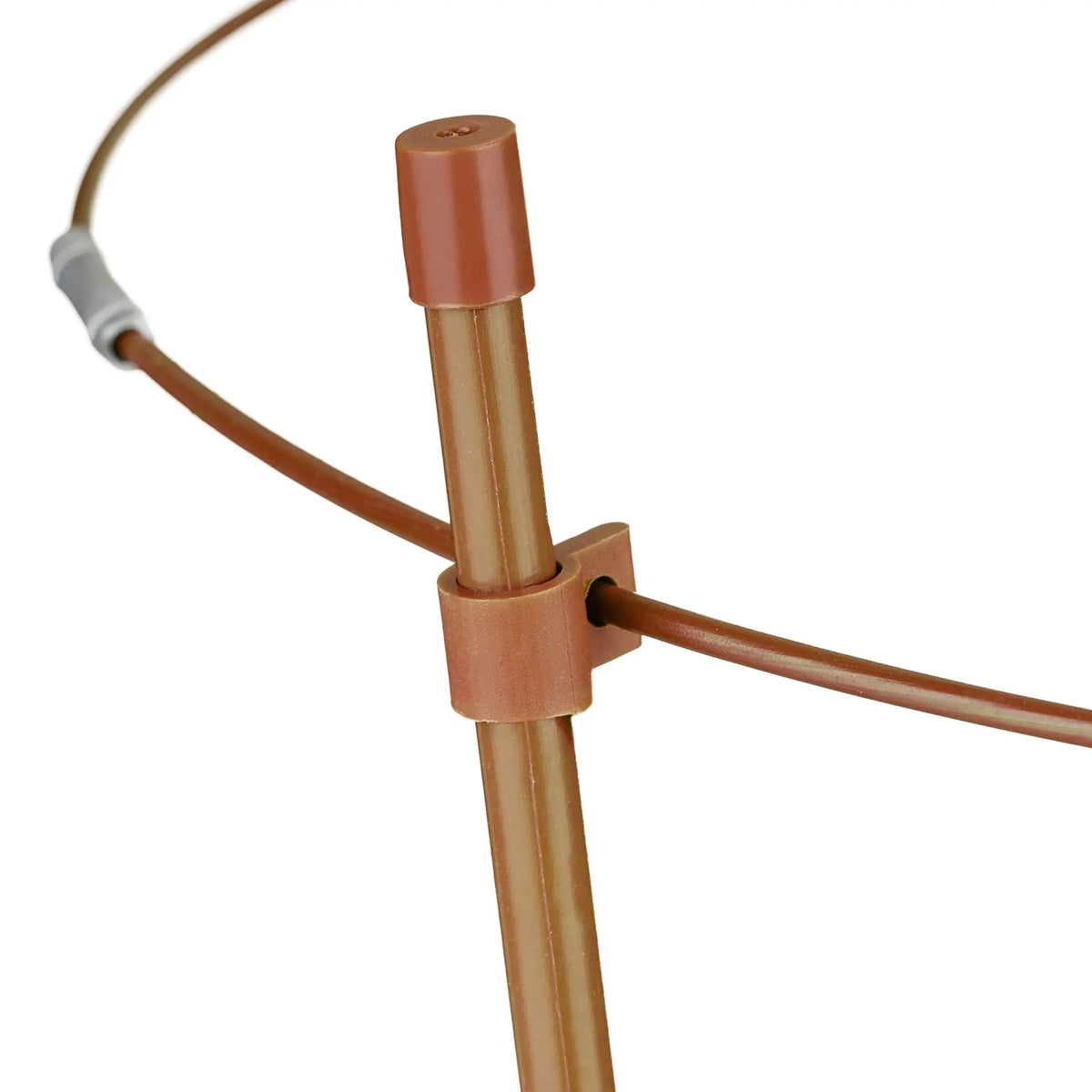 Rankhilfe 76cm 6er-Set Dunkelbraun-Hellbraun von Relaxdays