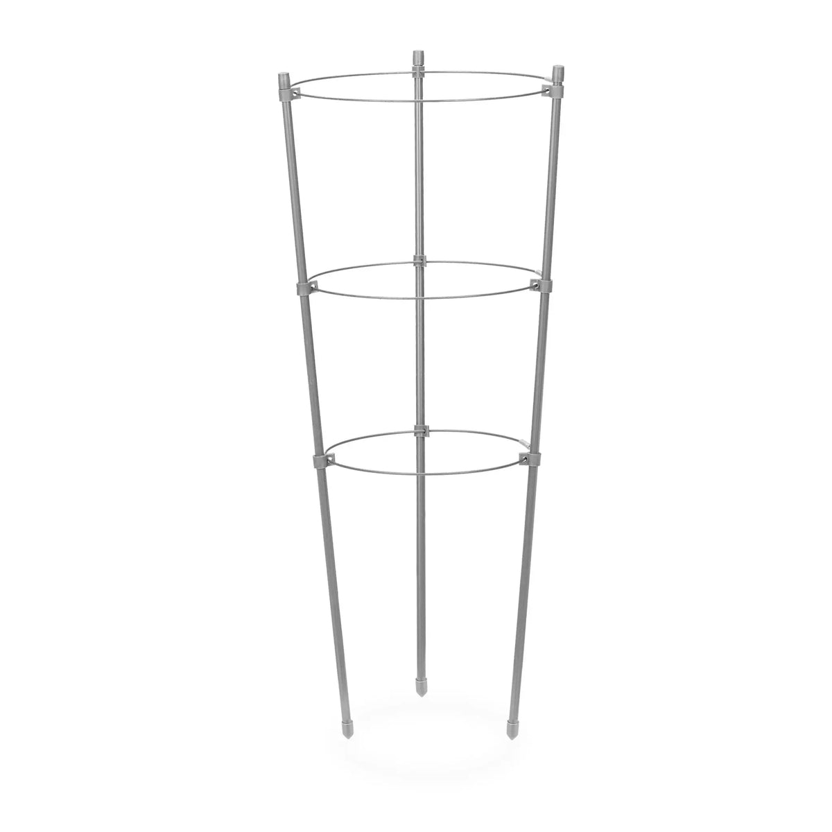 Rankhilfe 45cm 4er-Set grau Grau von Relaxdays