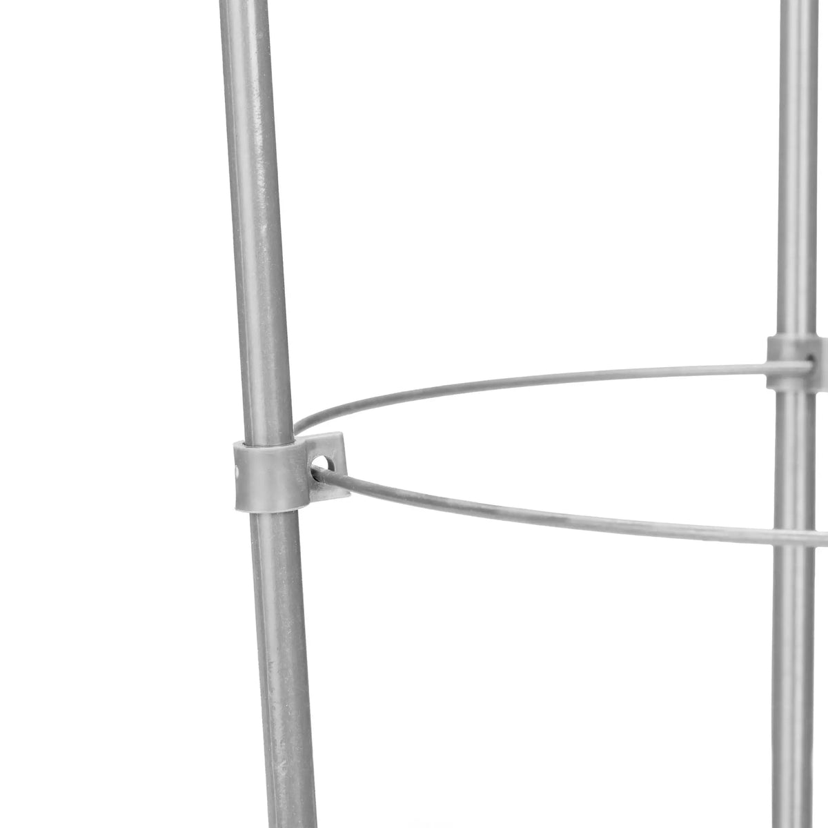 Rankhilfe 45cm 4er-Set grau Grau von Relaxdays