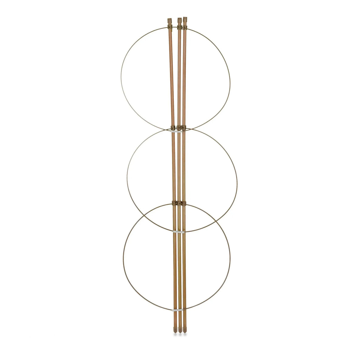 Rankhilfe 60cm 4er-Set Braun-Dunkelbraun von Relaxdays