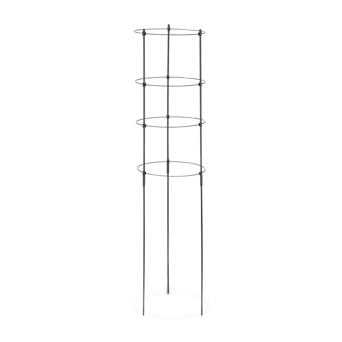 Rankhilfe 120cm 2er-Set schwarz Schwarz von Relaxdays